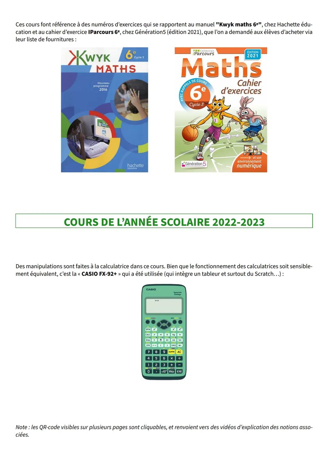www.copes
de-meths.com
Collège PAUL LANGEVIN
13, rue Jean Moulin
54490 PIENNES
COURS DE 6e
62
61
45
4
rectangle ab
X=3,14
1+1
ellipse = πMM