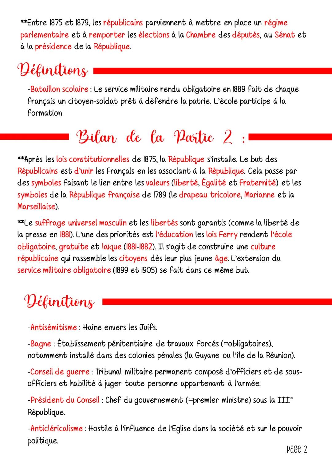 Histoire
La III° République de 1870 à
Introduction
1914.
-République : Régime politique dans lequel tous les dirigeants sont élus par les
Ci