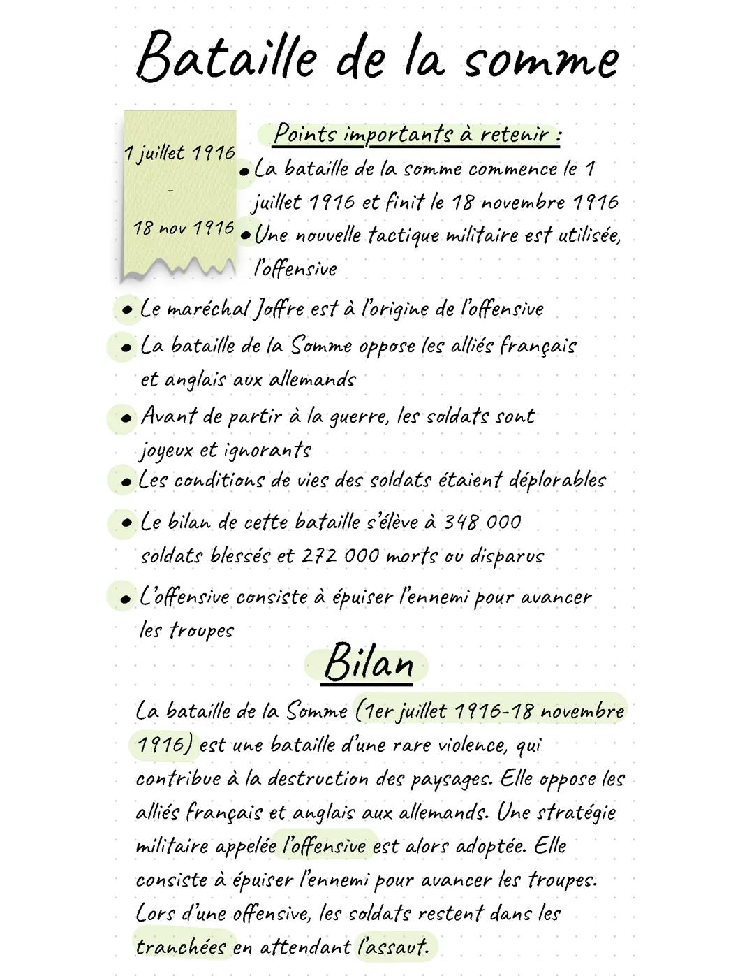 Bataille de la Somme