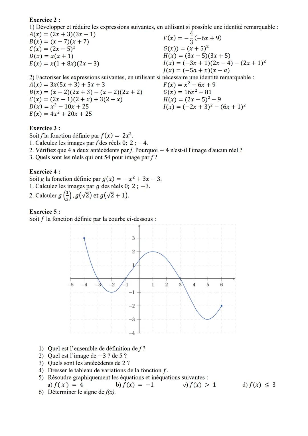 Essentiels du programme de seconde pour réussir
en spécialité mathématiques en première générale
•
Nombres et calculs numériques
- savoir ca