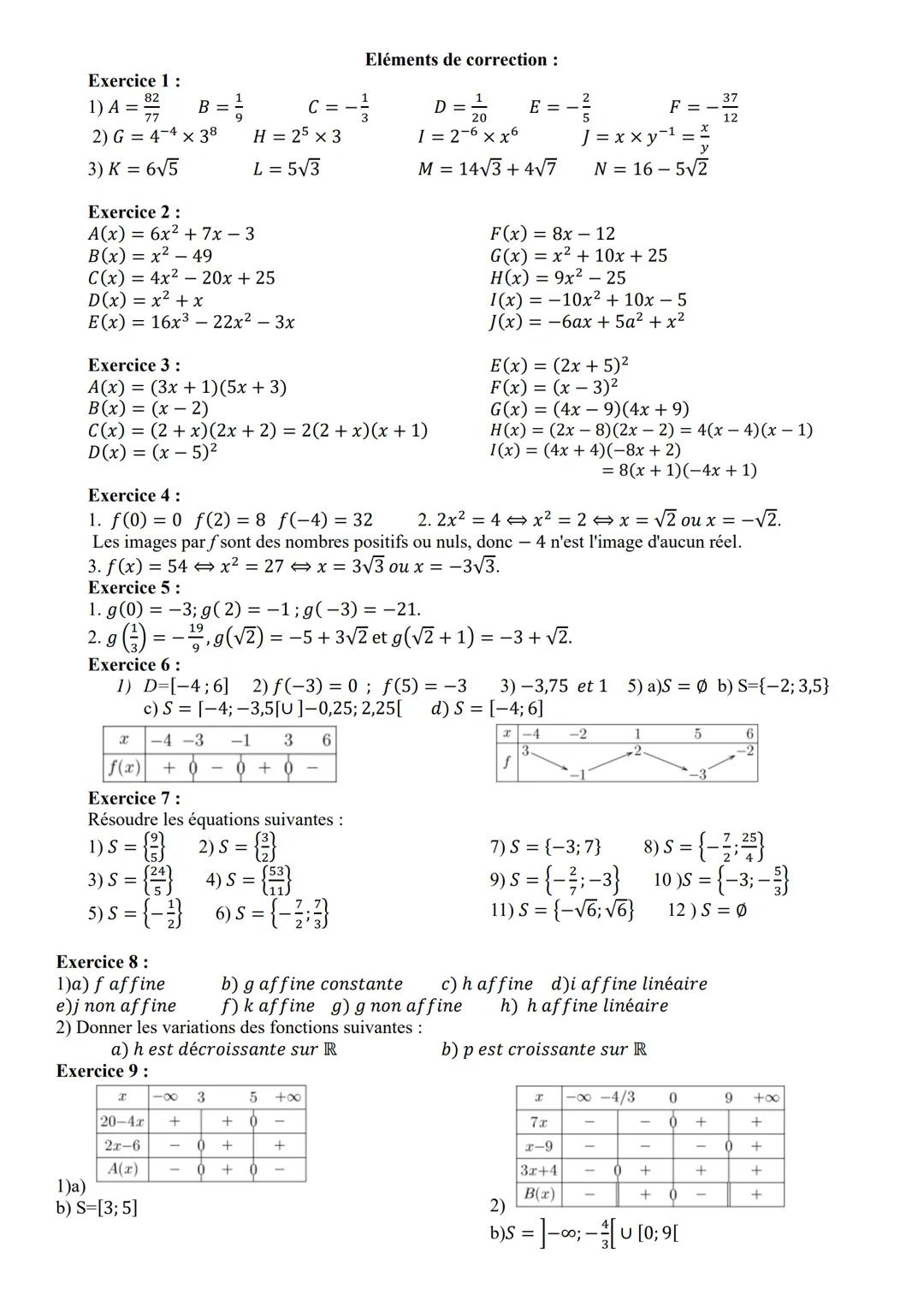 Essentiels du programme de seconde pour réussir
en spécialité mathématiques en première générale
•
Nombres et calculs numériques
- savoir ca