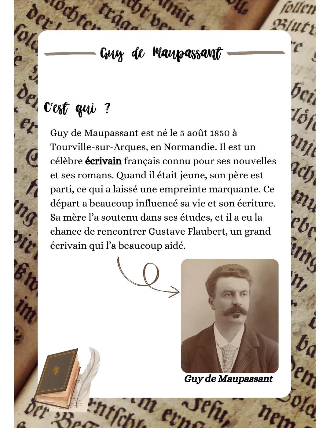 Guy de Maupassant - alyssia_study