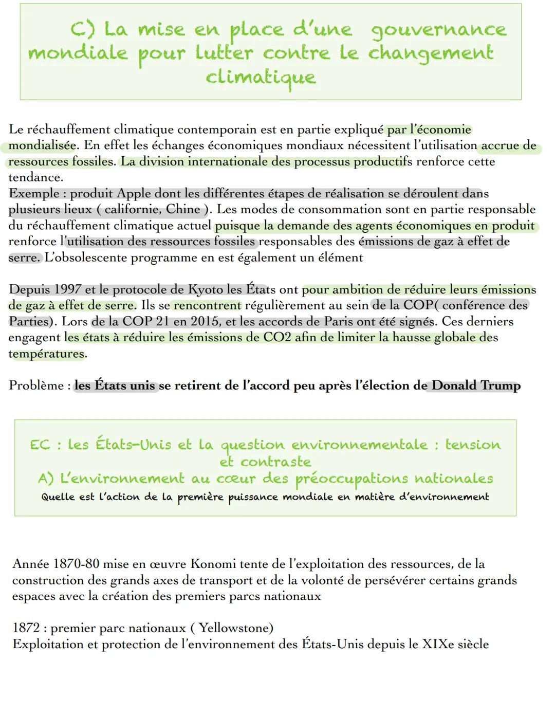 Chapitre2
environnement
Années 1960: accélération croissance
démographique + croissance économique
dans les pays industrialisés.
Conséquence