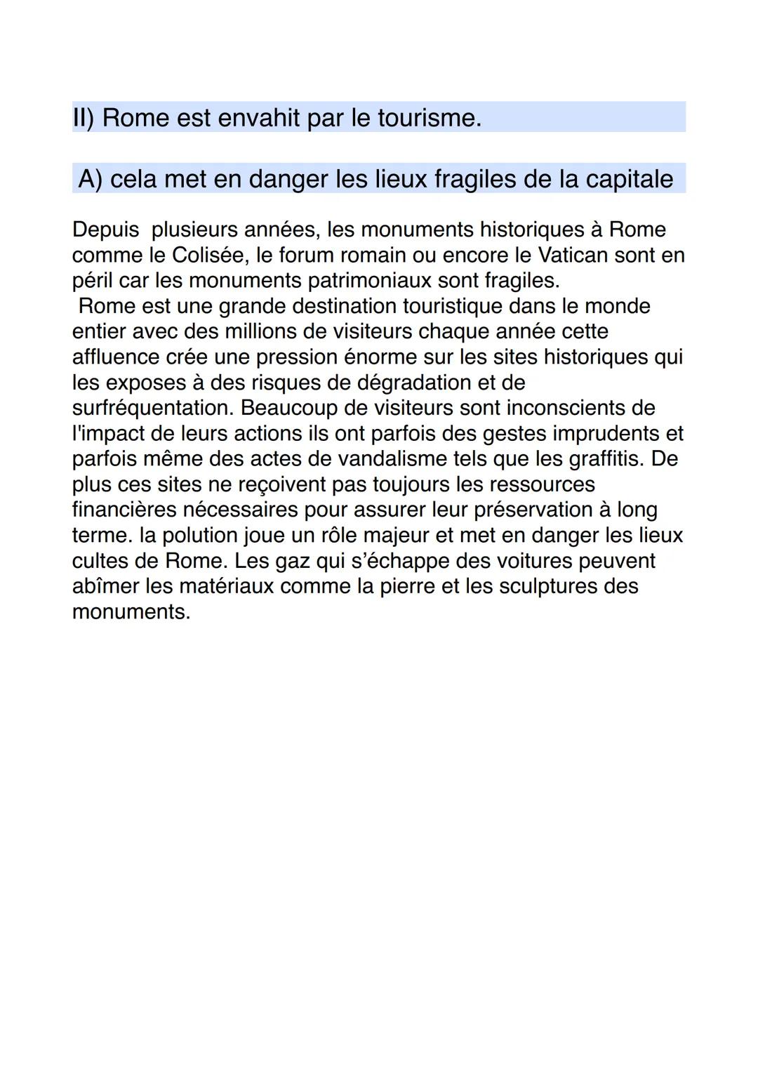 le tourisme met-il Rome en danger?
INTRODUCTION
En 2022, un couple de touristes américains ont été aperçu
grâce à des caméras de surveillanc