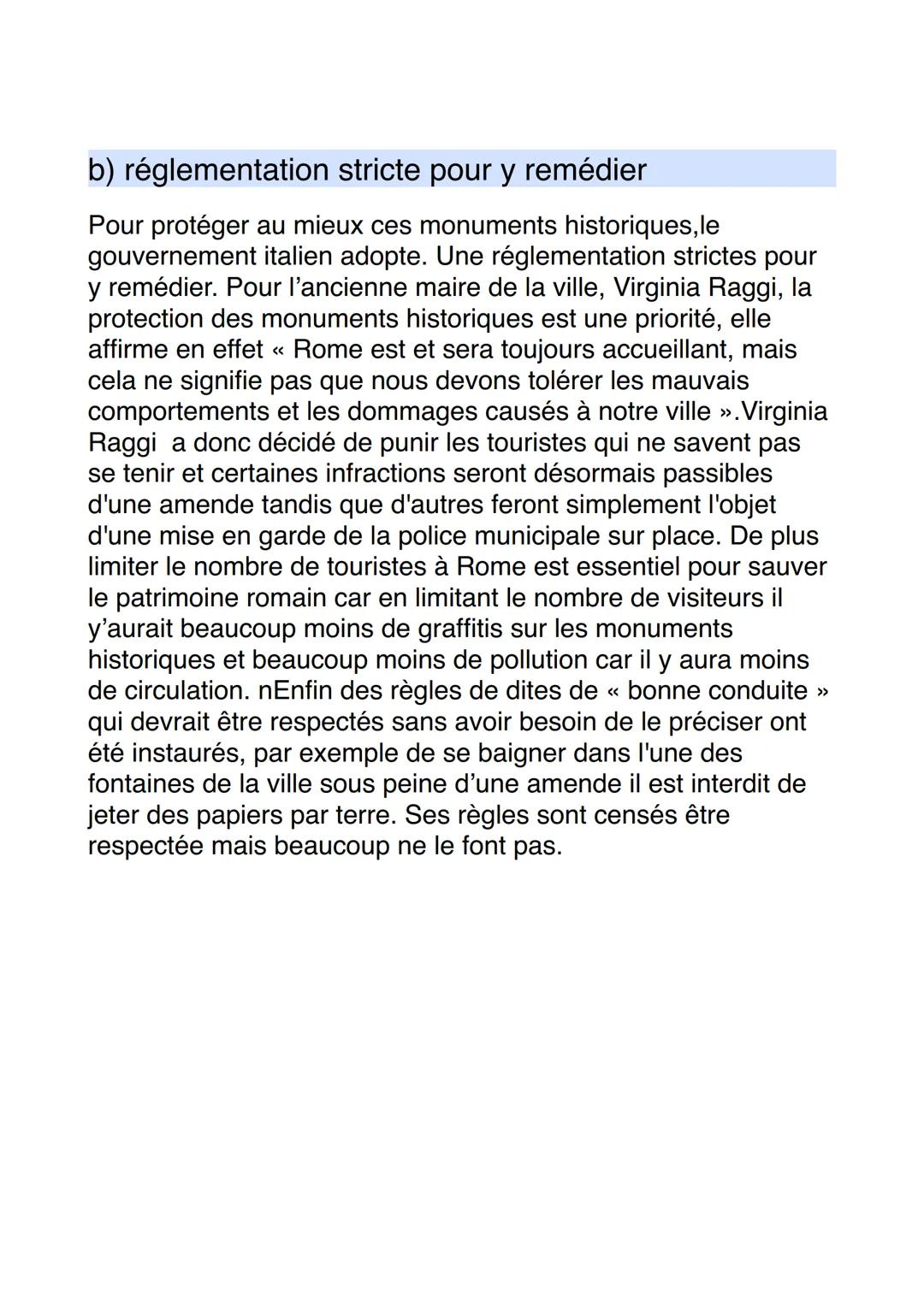 le tourisme met-il Rome en danger?
INTRODUCTION
En 2022, un couple de touristes américains ont été aperçu
grâce à des caméras de surveillanc