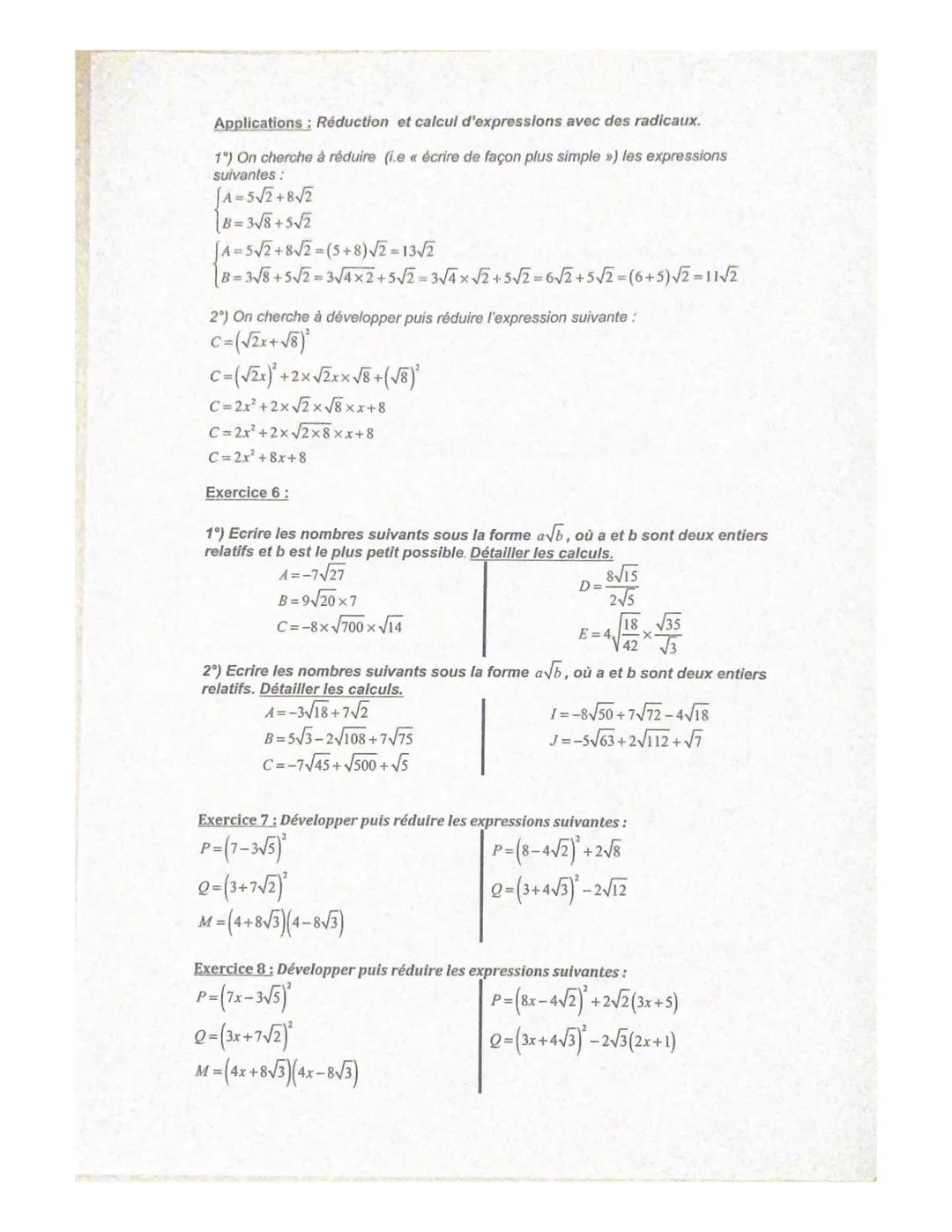 Chapitre I: Ensembles de nombres
Introduction historique :
Au fil de l'histoire, les mathématiciens ont progressivement pris conscience
qu'i