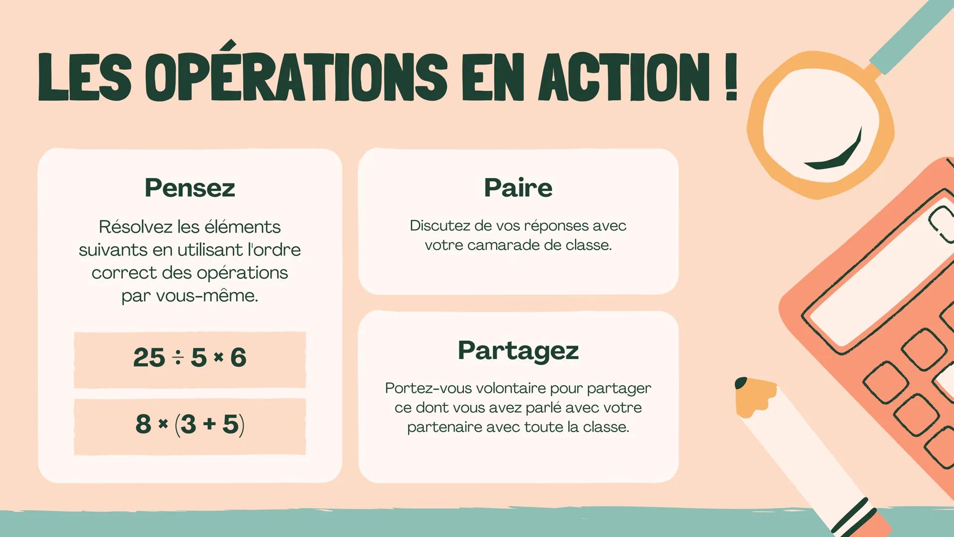 +
EXPRESSIONS
NUMÉRIQUES
Expressions d'écriture en utilisant l'ordre des opérations
INSPIRÉ PAR
mathspace PLAN DE
LEÇON
Expressions d'écritu