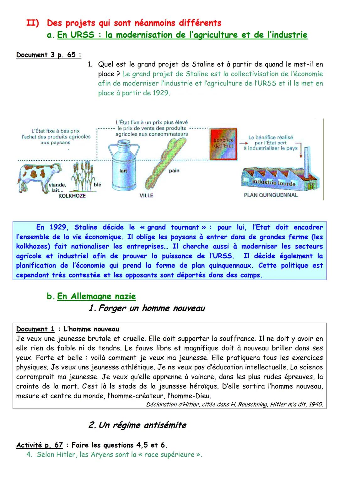 # Chapitre 3:
Les régimes totalitaires dans les années 1930
Introduction: Qu'est-ce que le totalitarisme ?
1917
1924
Lénine
au pouvoir