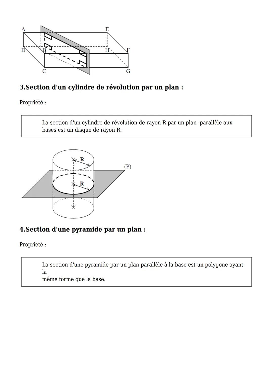 Cours de maths en 3ème
Maths-PDF
Greer, telecharger Imprimer en POP
Volumes et sections de solides
En géométrie, une coupe transversale est