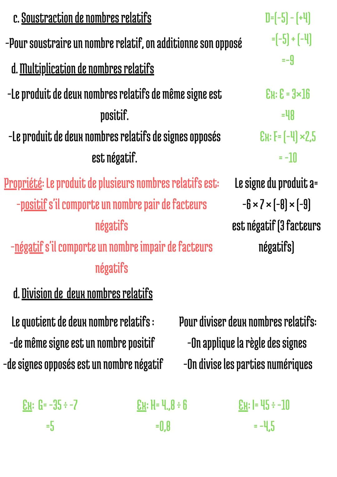 # maths
-Nombres Relatifs-
1. Nombre Relatif
Définition: Un nombre relatif est un nombre au sens habituel du terme précédé du
signe +(nom