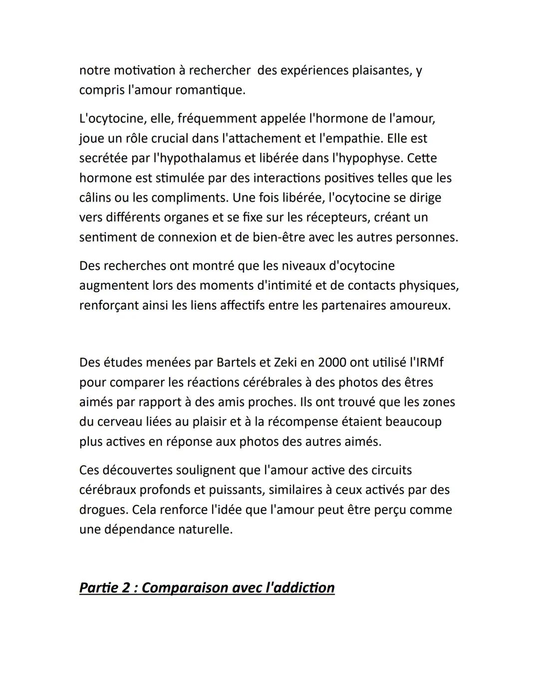 Grand oral svt
# L'amour est-il une drogue ?
Aujourd'hui, je vais vous parler d'un sujet fascinant et complexe :
l'amour est-il une drogue
