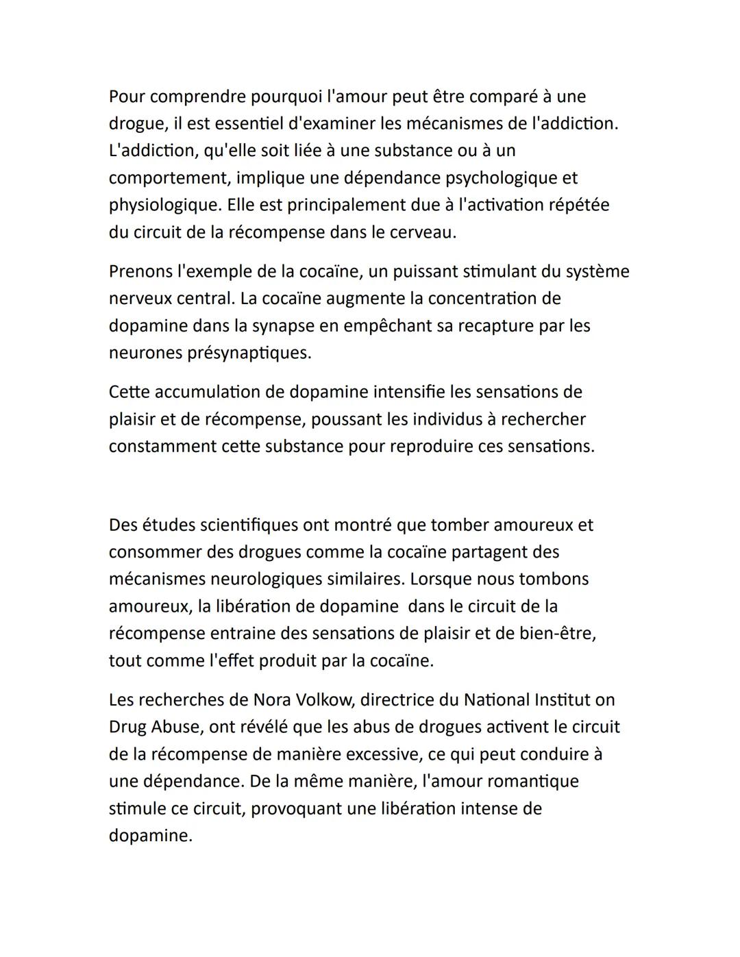 Grand oral svt
# L'amour est-il une drogue ?
Aujourd'hui, je vais vous parler d'un sujet fascinant et complexe :
l'amour est-il une drogue
