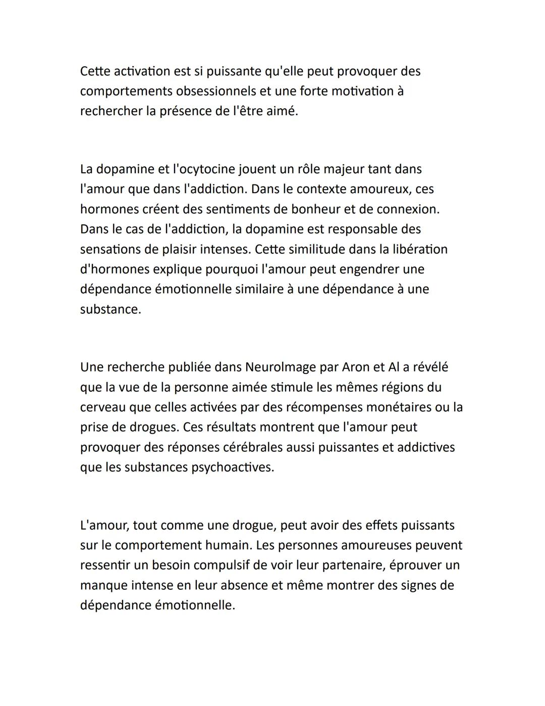 Grand oral svt
# L'amour est-il une drogue ?
Aujourd'hui, je vais vous parler d'un sujet fascinant et complexe :
l'amour est-il une drogue