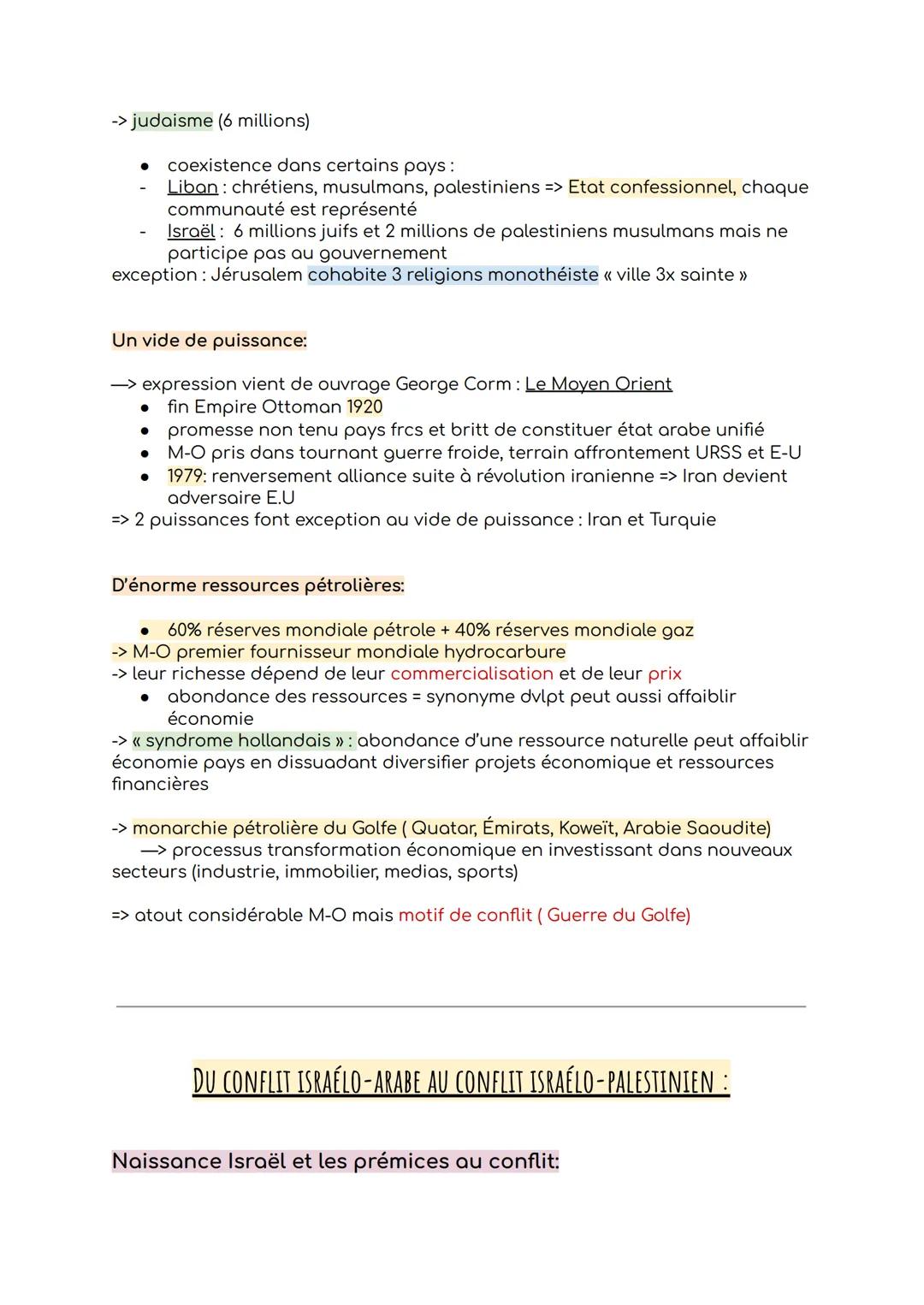 OBJET CONCLUSIF MOYEN ORIENT
INTRO:
Que désigne le Moyen-Orient?
Terme "Moyen-Orient": issue diplomatie britannique au début XXe siècle
(ind
