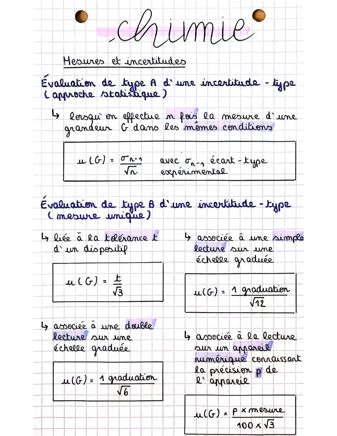 Mesures et incertitudes