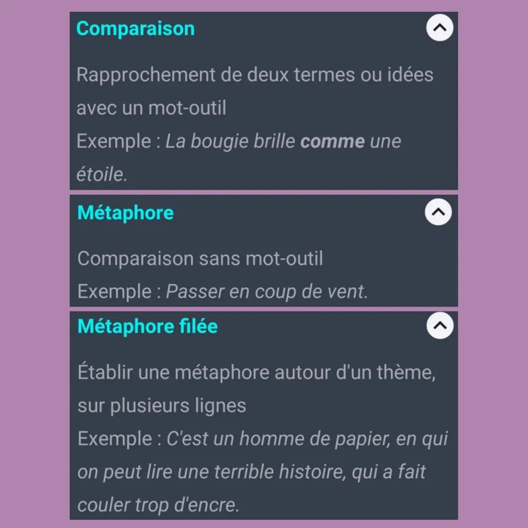 @study.claramc
# LES FIGURES
# DE STYLE Comparaison
Rapprochement de deux termes ou idées
avec un mot-outil
Exemple: La bougie brille comme