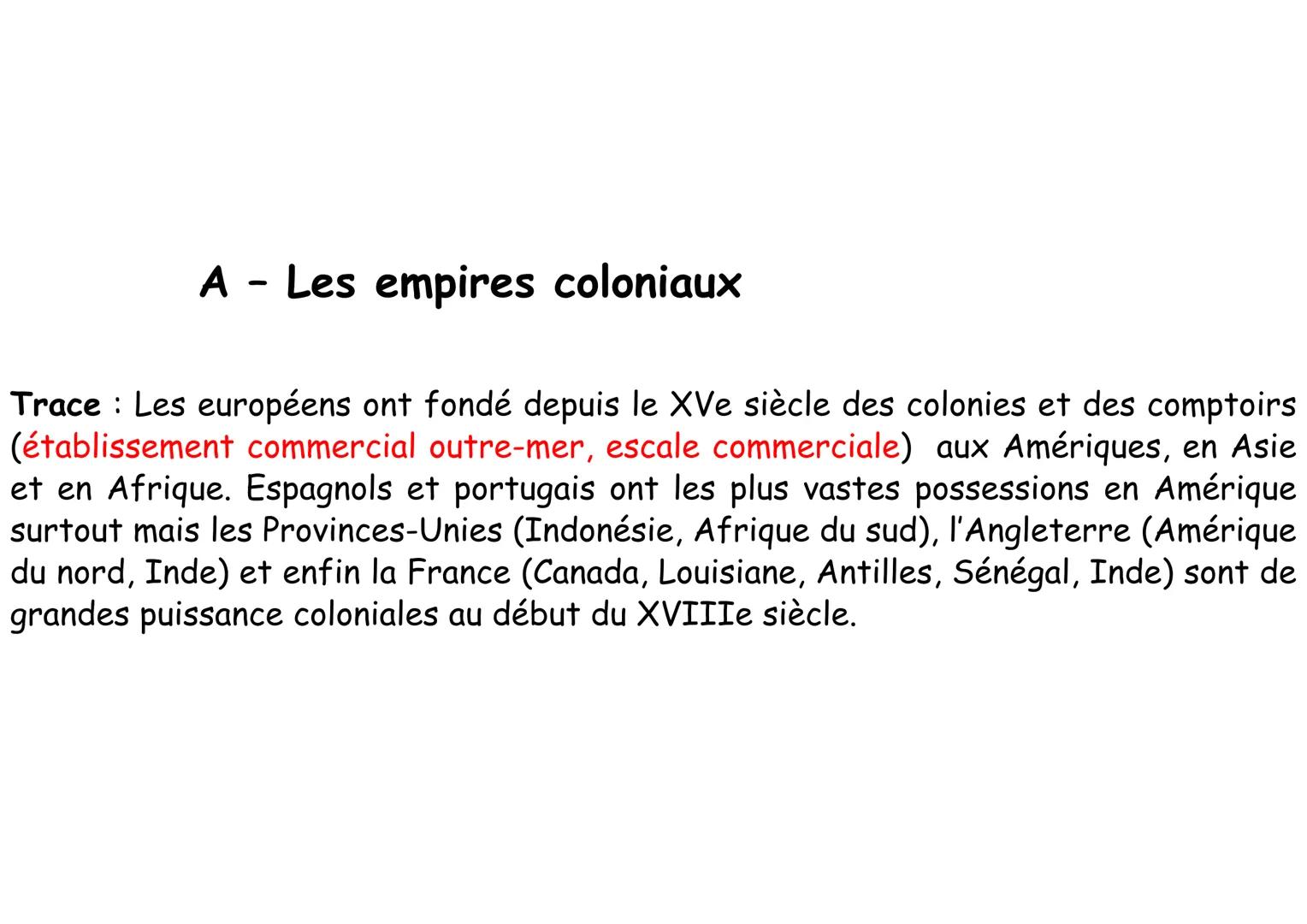 Leçon n° 1 Bourgeoisies marchandes,
négoces internationaux et traites négrières
au XVIIIè siècle.
Introduction: Au XVIIIe siècle, l'Europe d