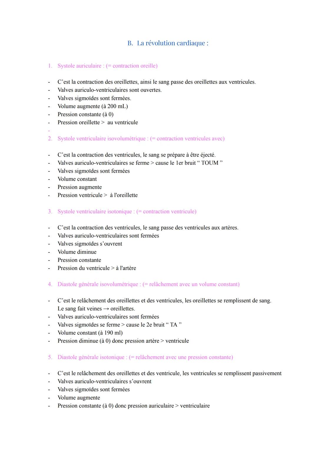 Biologie et Physiopathologie Humaines
ST2S
Pôle 4: Appareil Cardio-vasculaire et Circulation Sanguine
I. Anatomie et physiologie cardiaque :