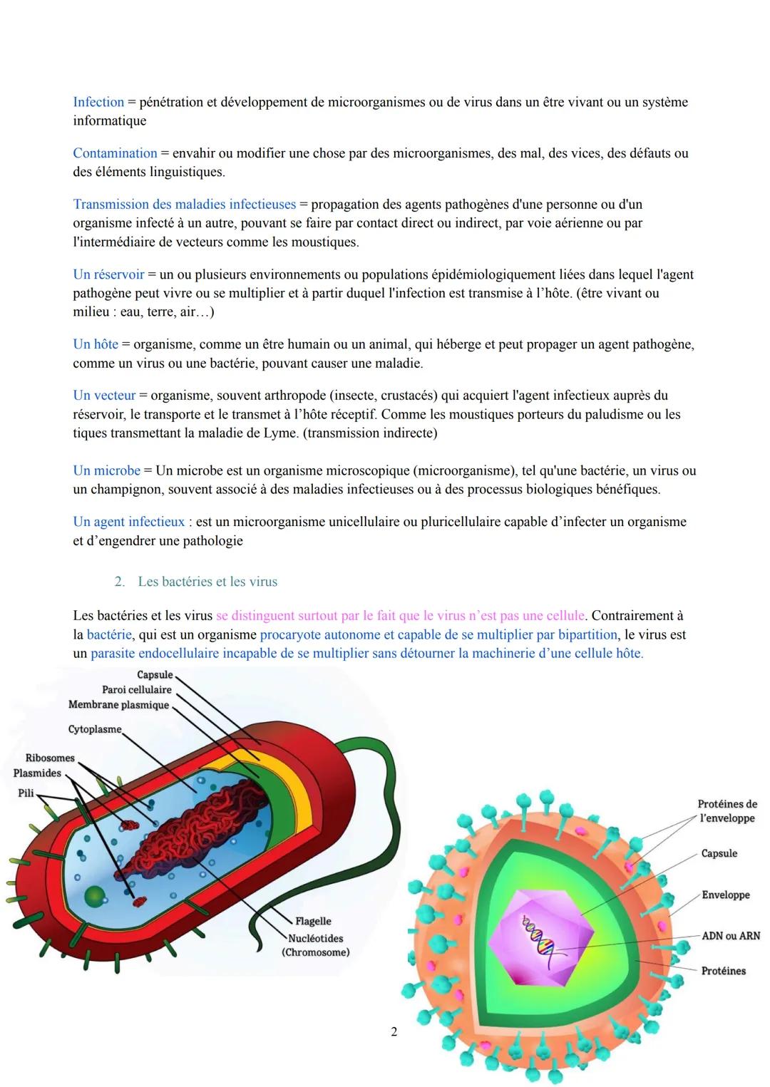 Biologie et Physiopathologie Humaines
Terminale ST2S
Pôle 3: Système immunitaire et défense de l'organisme
I. Les maladies infectieuses: