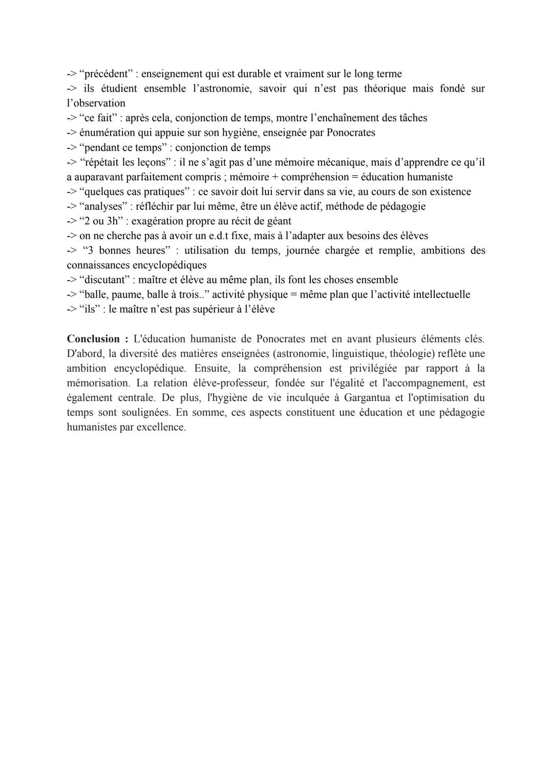 Texte Q
Introduction L'humanisme est un courant de pensée qui s'est répandu à travers toute
l'Europe du XVIe siècle et qui place l'homme au