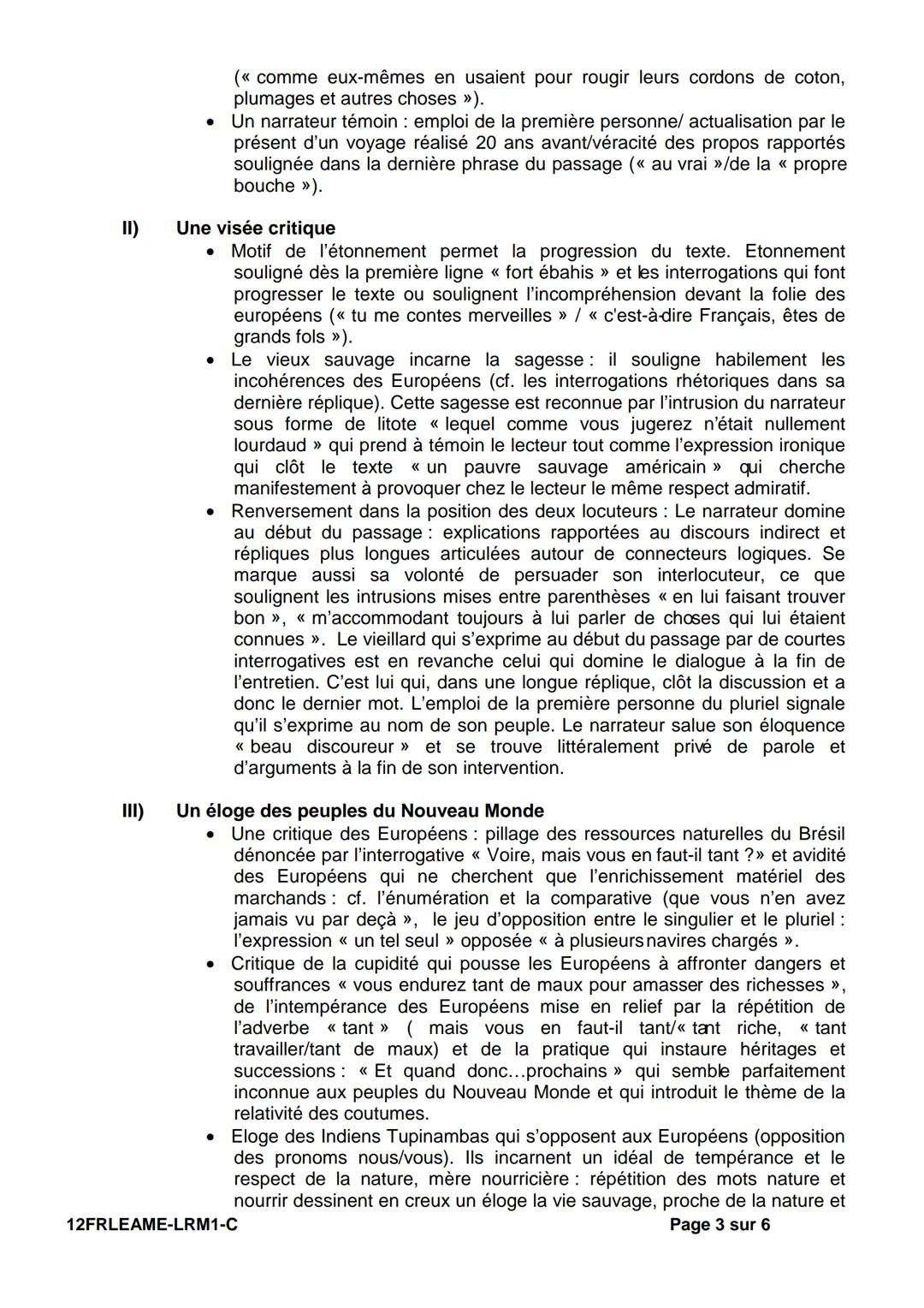 FRANÇAIS-EPREUVE ANTICIPEE - SERIE L
ELEMENTS D'AIDE A LA CORRECTION
REMARQUES GENERALES
Orthographe et langue: Une orthographe très incorre