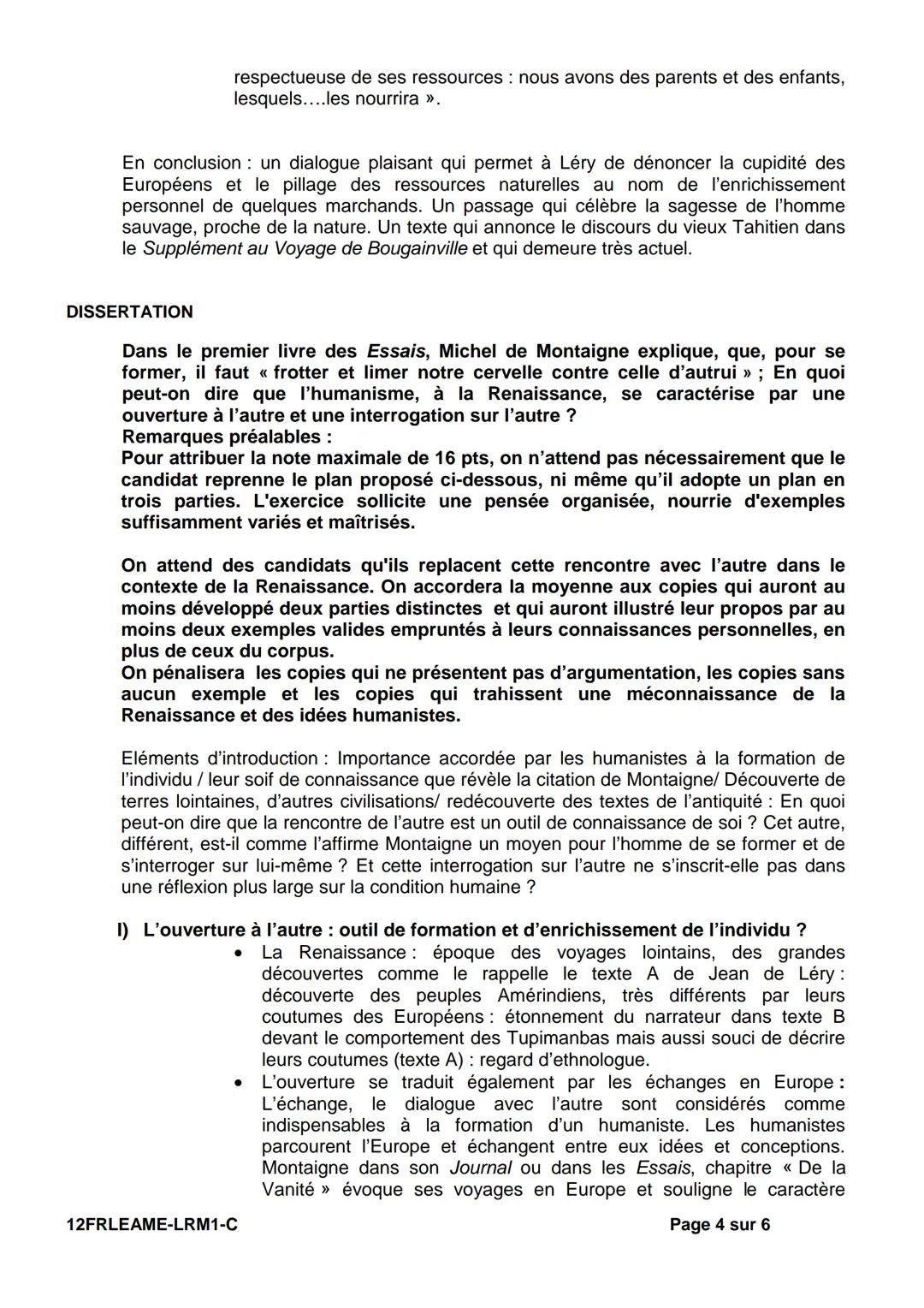 FRANÇAIS-EPREUVE ANTICIPEE - SERIE L
ELEMENTS D'AIDE A LA CORRECTION
REMARQUES GENERALES
Orthographe et langue: Une orthographe très incorre