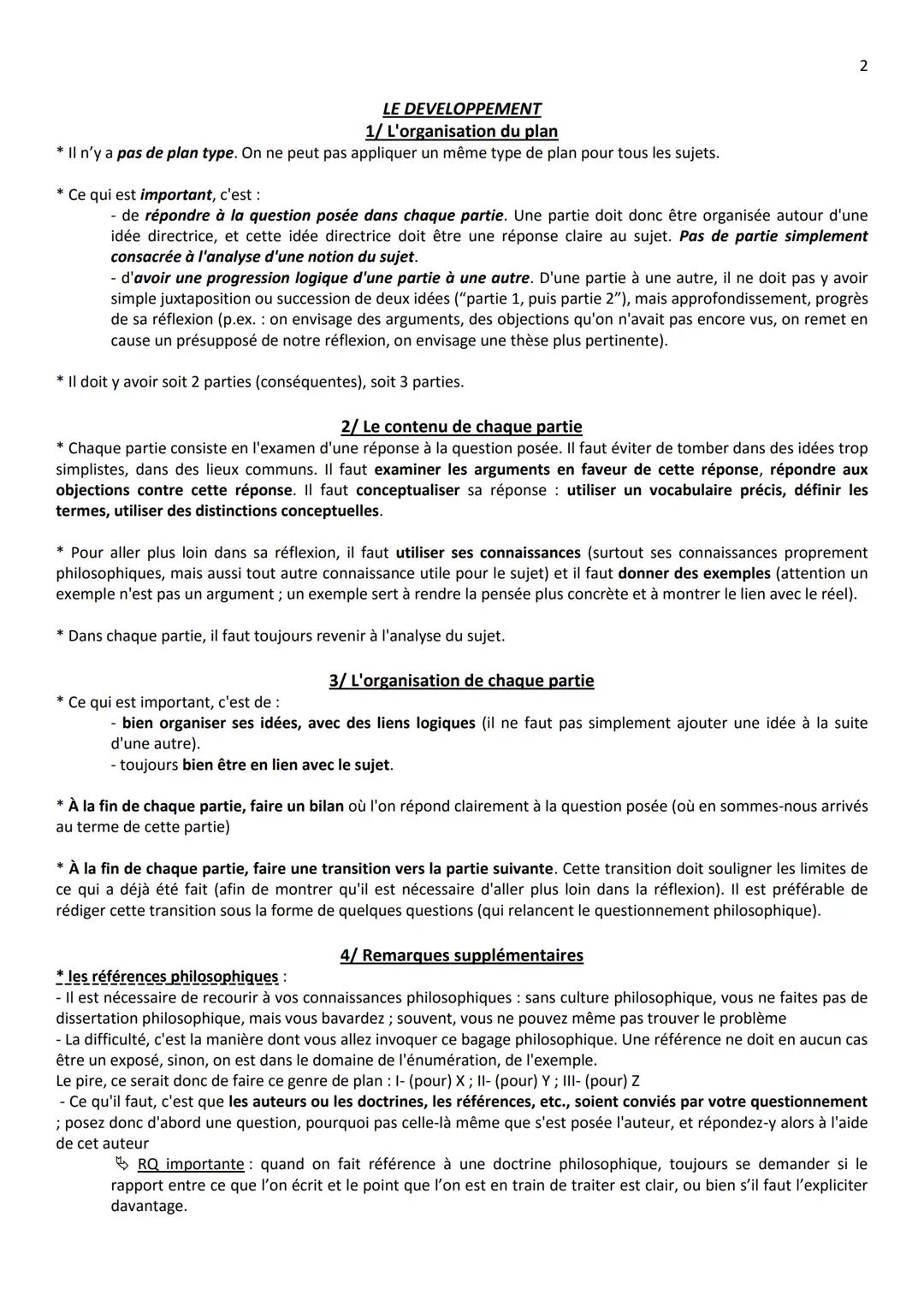 METHODOLOGIE DE LA DISSERTATION
1
Les 2 1ers sujets du bac se présentent sous la forme d'une question, dont la réponse n'est pas évidente. V