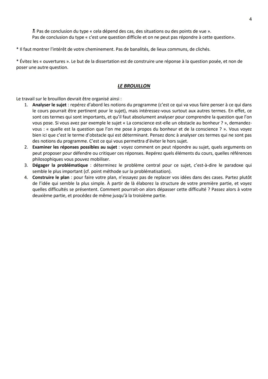 METHODOLOGIE DE LA DISSERTATION
1
Les 2 1ers sujets du bac se présentent sous la forme d'une question, dont la réponse n'est pas évidente. V