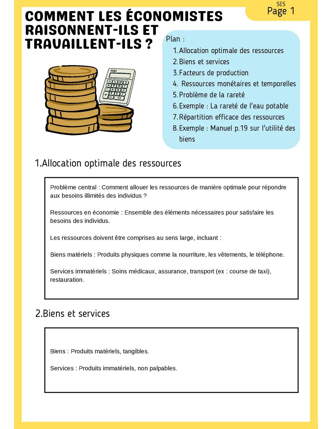 Comment les économistes résonnent t'il et travaille t'il
