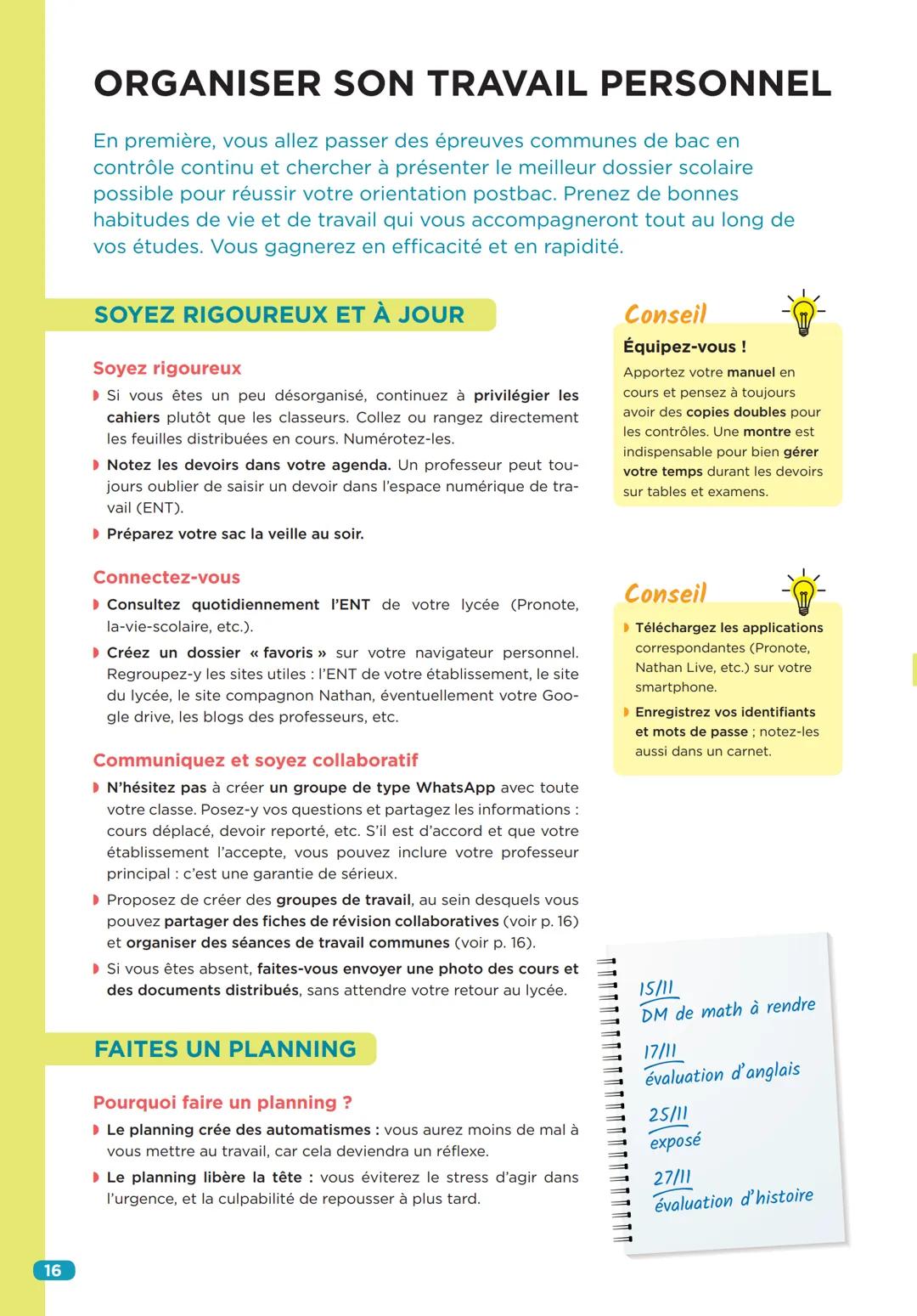 LE GUIDE DU LYCÉEN
Bi
L'année de Première est marquée par une série d'examens :
vous allez passer vos premières épreuves communes de
contrôl