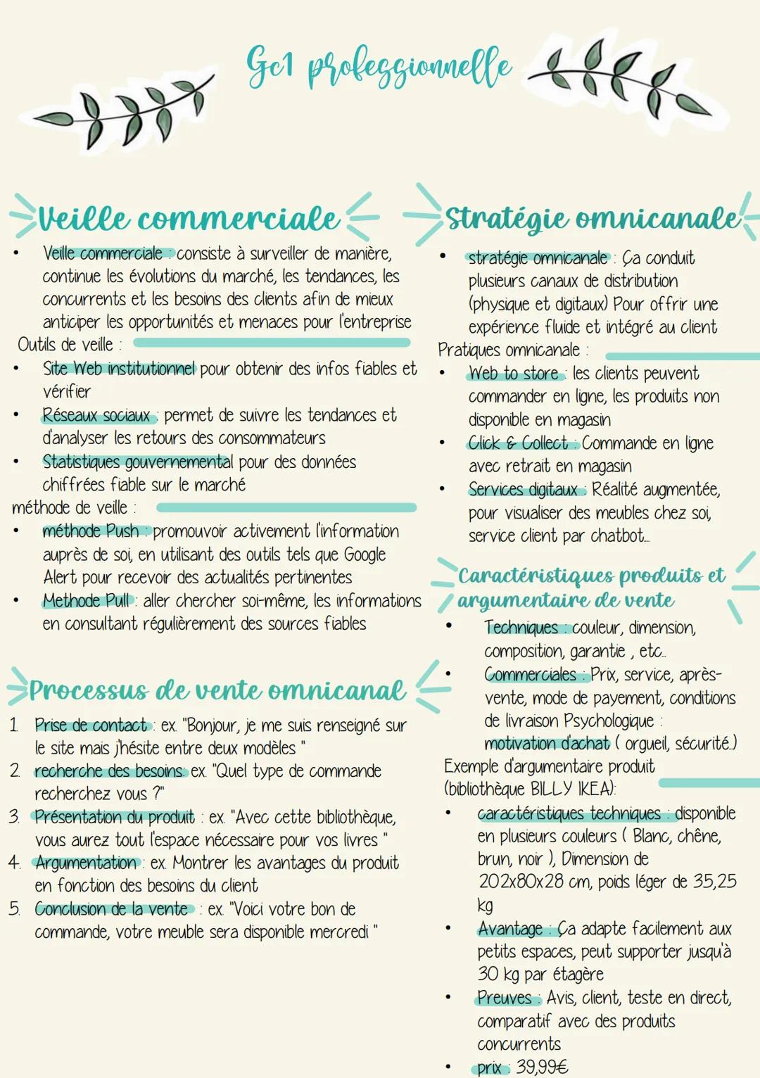 Get professionnelle f
Veille commerciale stratégie omnicanale!
Veille commerciale consiste à surveiller de manière,
continue les évolutions