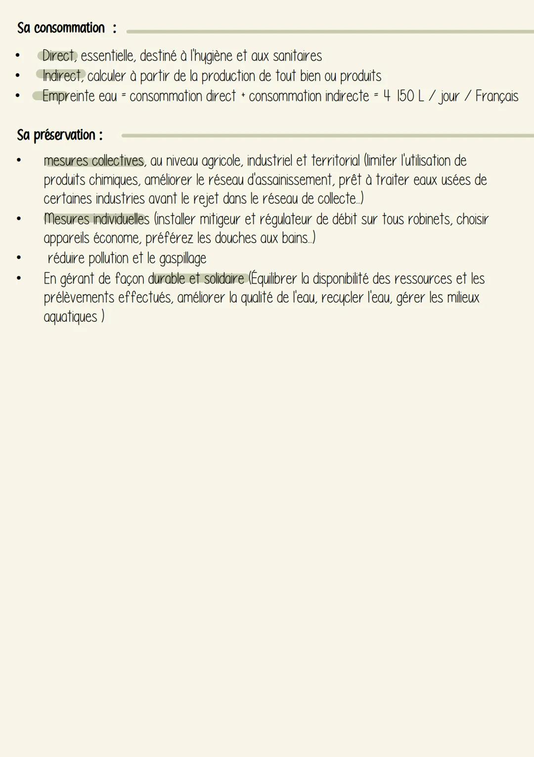 # Prévention santé
L'eau est le développement durable
Ses ressources
Sa préservation
Eau
Ses traitements
Sa consommation
Ses ressource