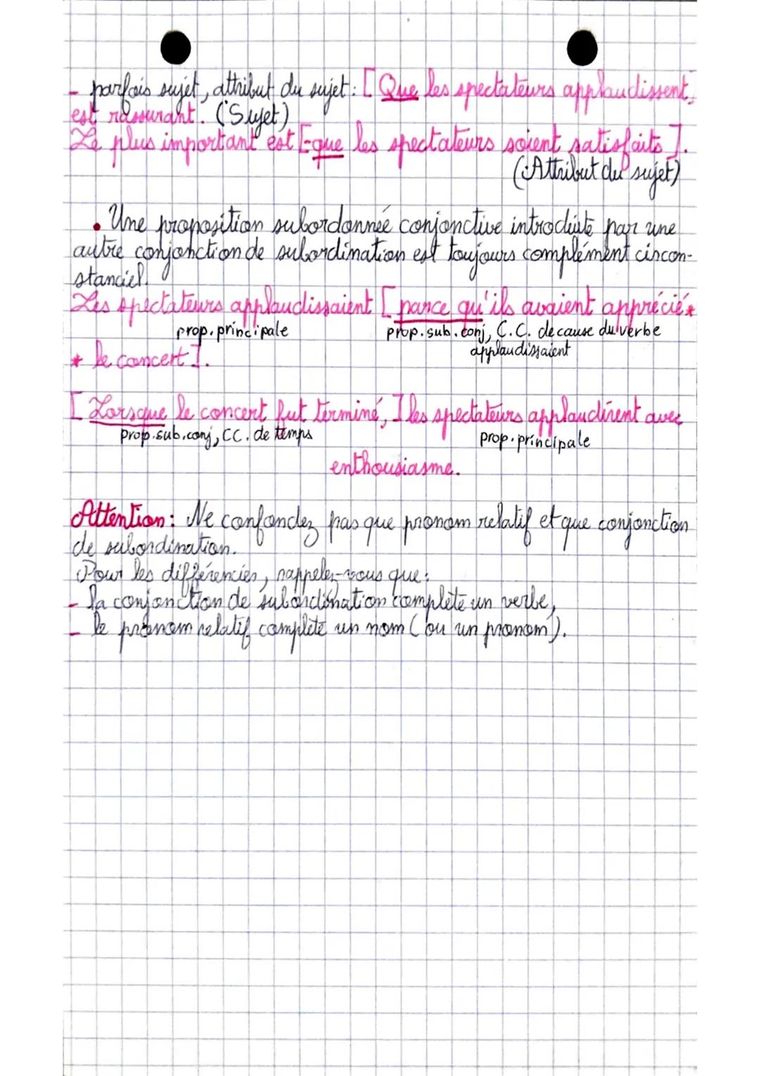 # les propositions
# Subordonnées
# relativeset conjonctives
1. La proposition subordonnée relative
Rappel: La proposition subordonnée rela