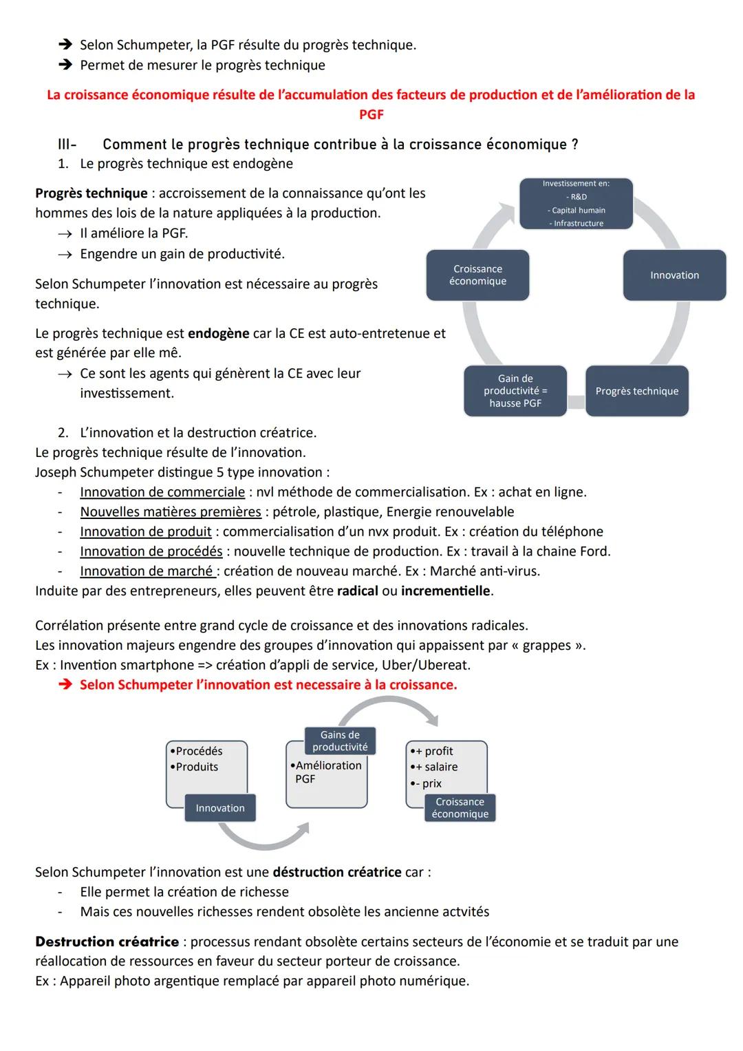 SES: Fiche de révision - La croissance économique
|- La mesure de la croissance économique
Croissance économique désigne processus d'augment