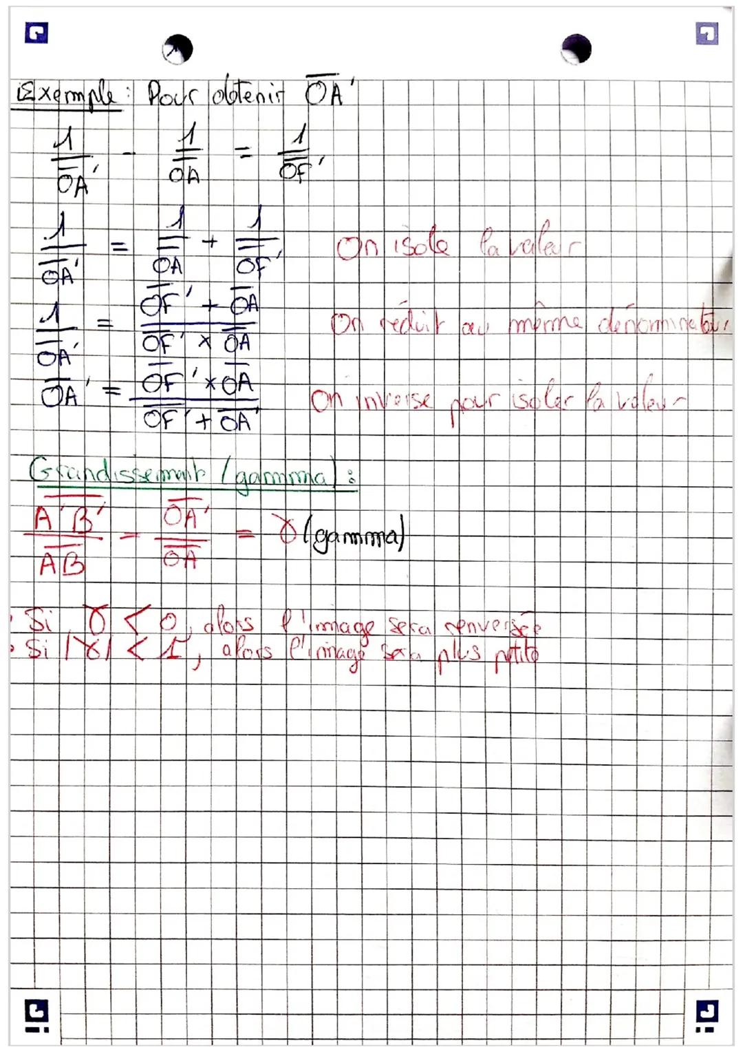 # Chapite && Optique géométrique
dojet
Image
lumière
←
Systeme
Mentile)
On construit l'image d'un objet à travers un système optique
-