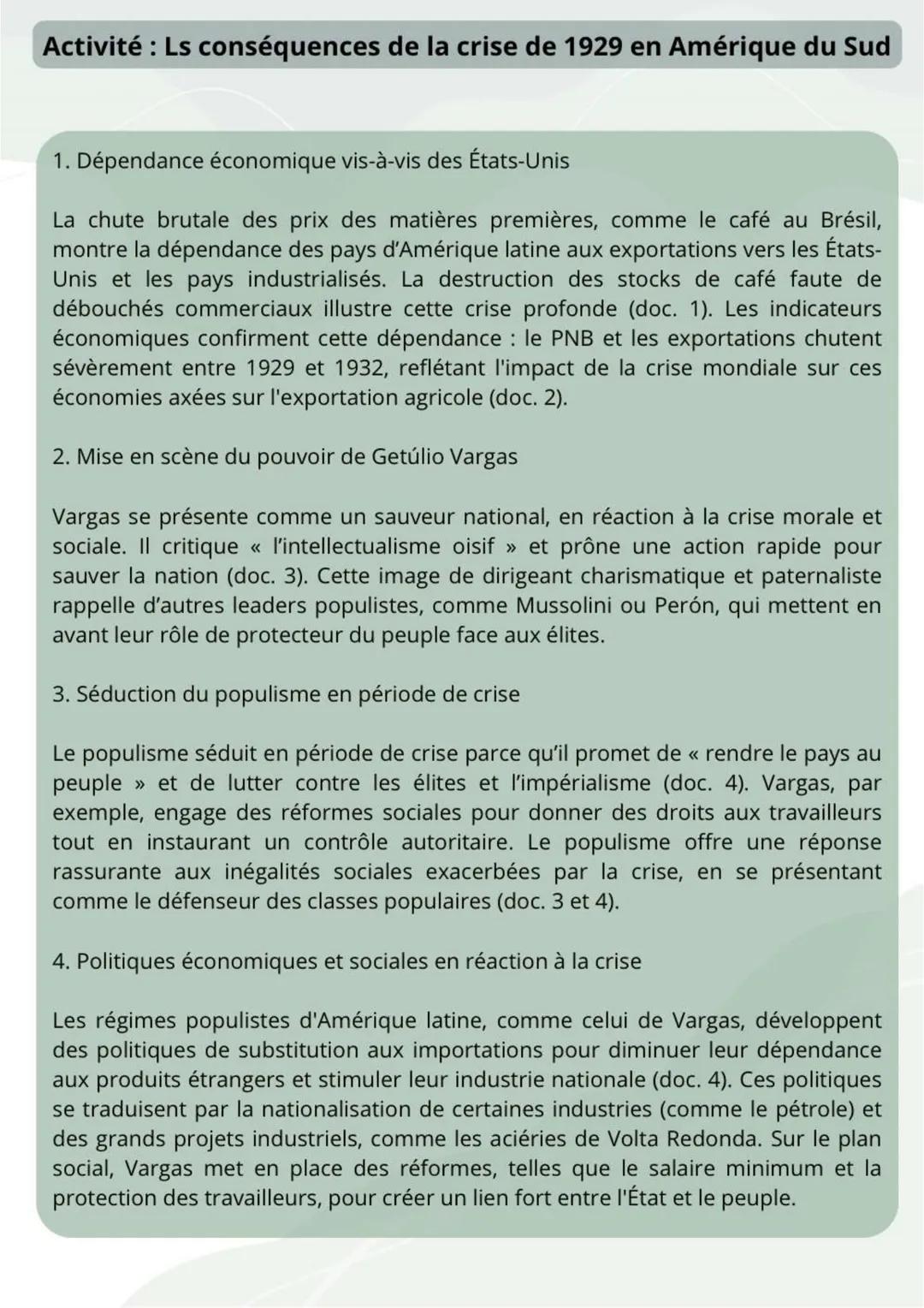 La crise de 1929
Confiance ds ricains das leur éco
Acheter ds act° à crédit + Is revendre à €
plus élevé
Augmentat° valeur du cours ds act°,