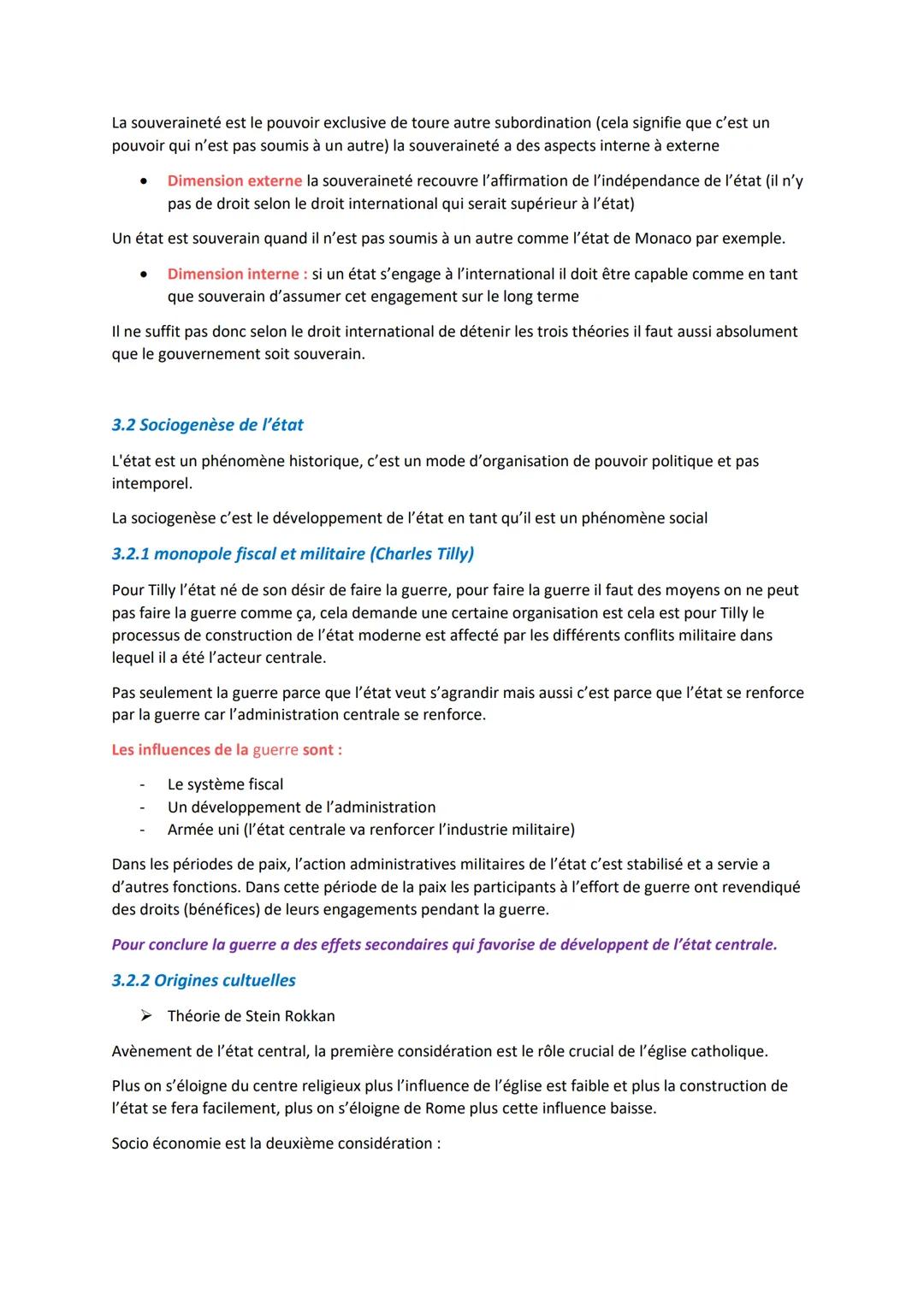SCIENCE POLITIQUE
Politique : La science politique est une science sociale qui étudie les gouvernements sous toutes
leurs formes et tous leu