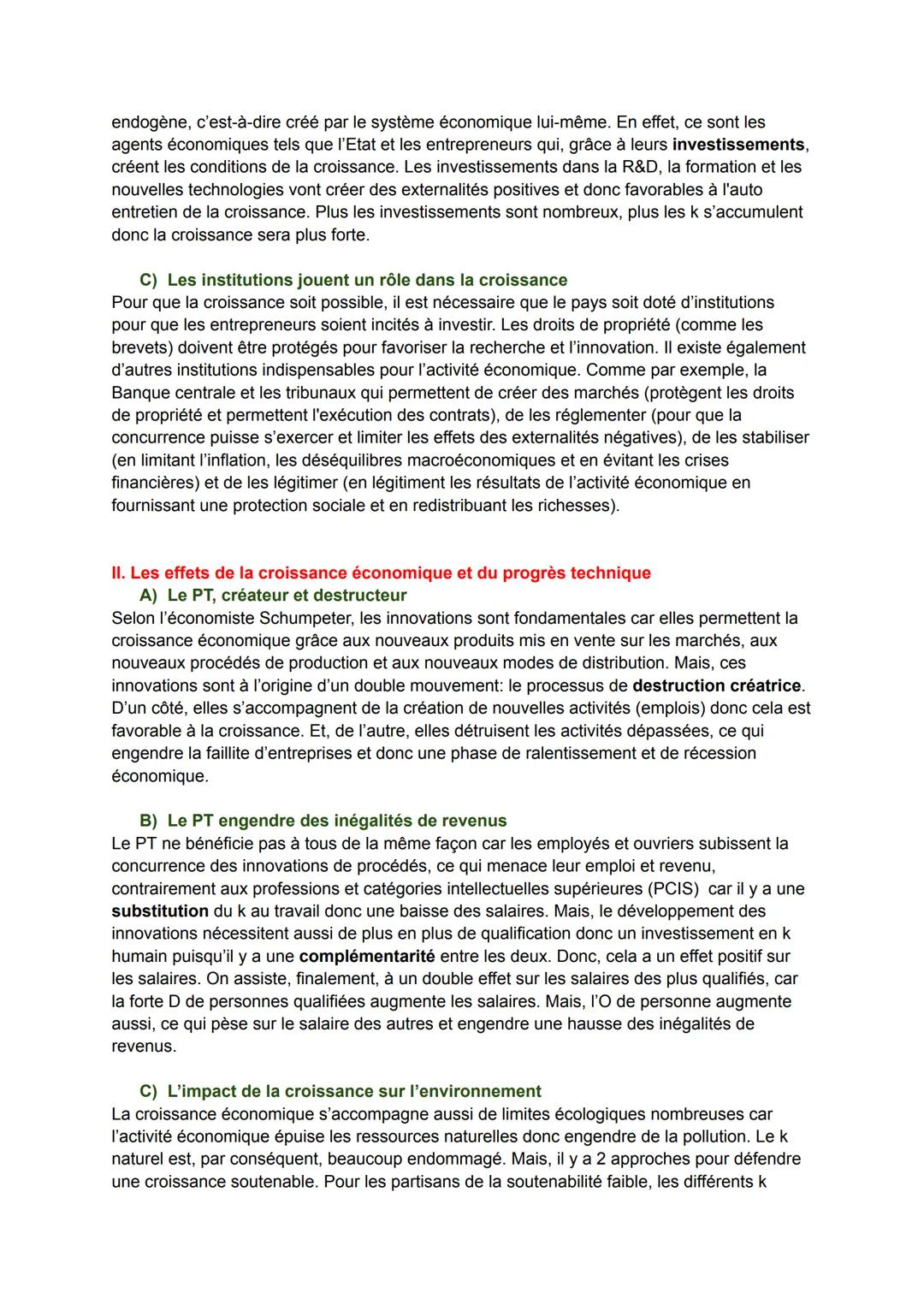 Quelles sont les sources de la croissance économique?
I. Les origines de la croissance économique
A) Les sources de la croissance économique