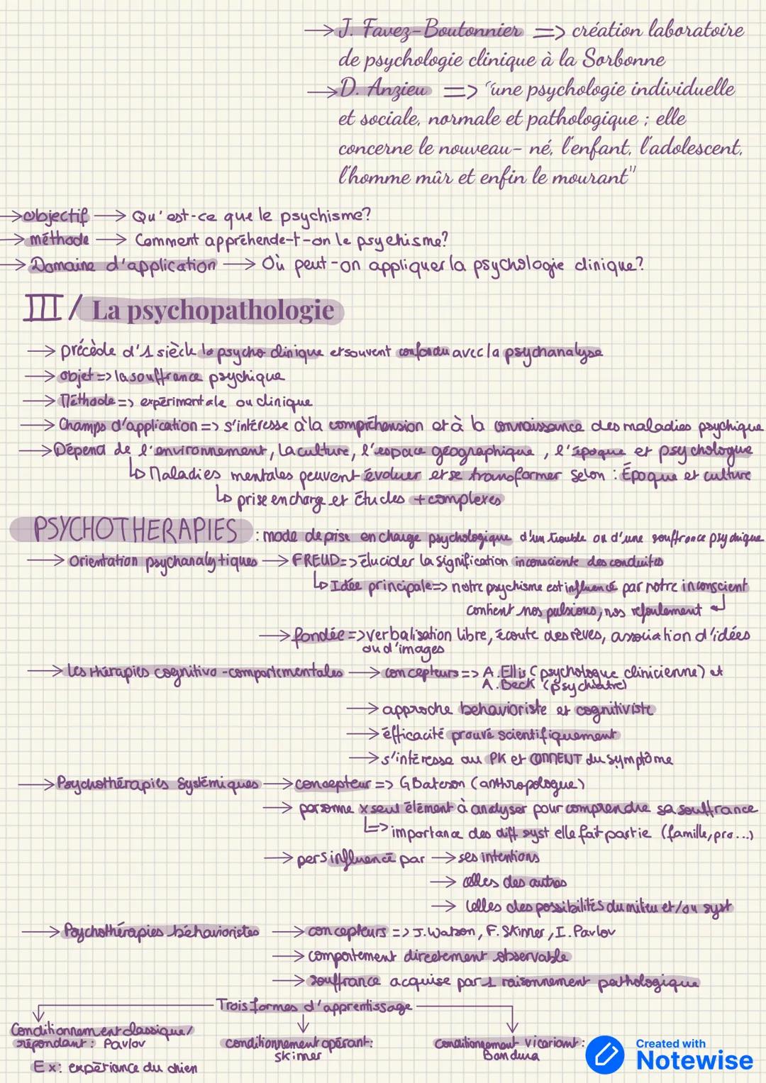 "
Les grands domaines de la psychologie
Quelques mots sur la psychologie
->
•psychologie => "psukhe" → âme ou esprit/
"logos" → discours ou