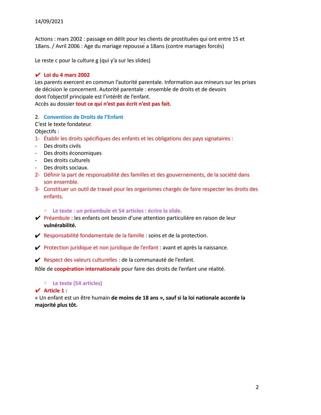 14/09/2021
1. Historique
Les droits de l'Enfant et protection de l'Enfance
La reconnaissance des droits pour les enfants s'est construite tr
