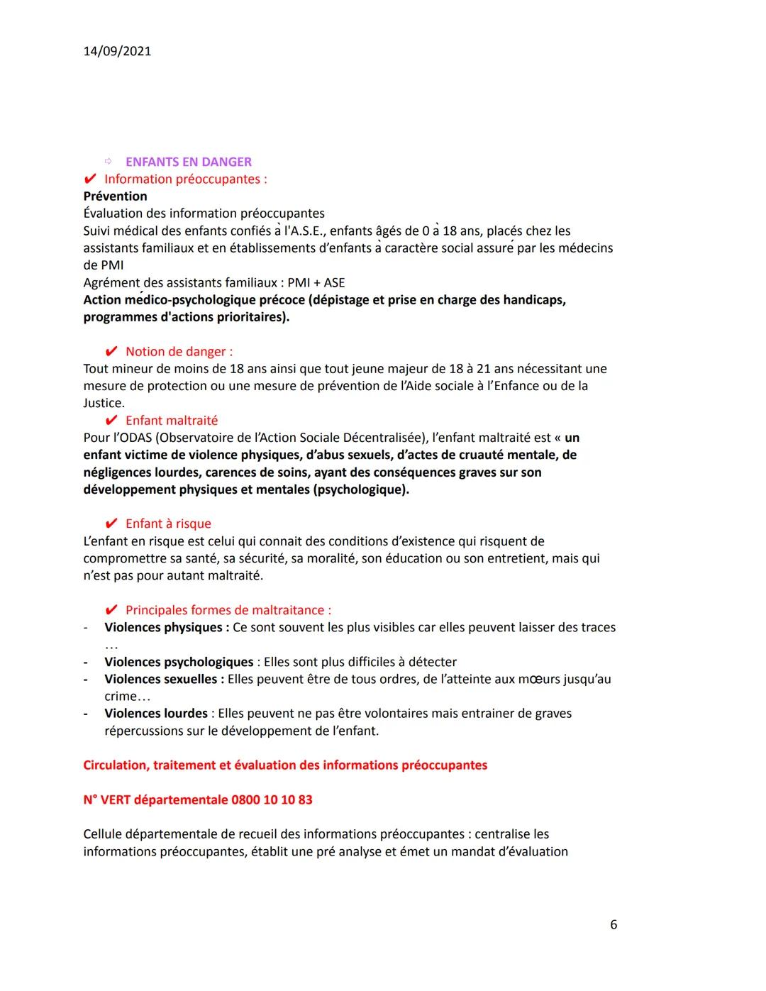 14/09/2021
1. Historique
Les droits de l'Enfant et protection de l'Enfance
La reconnaissance des droits pour les enfants s'est construite tr