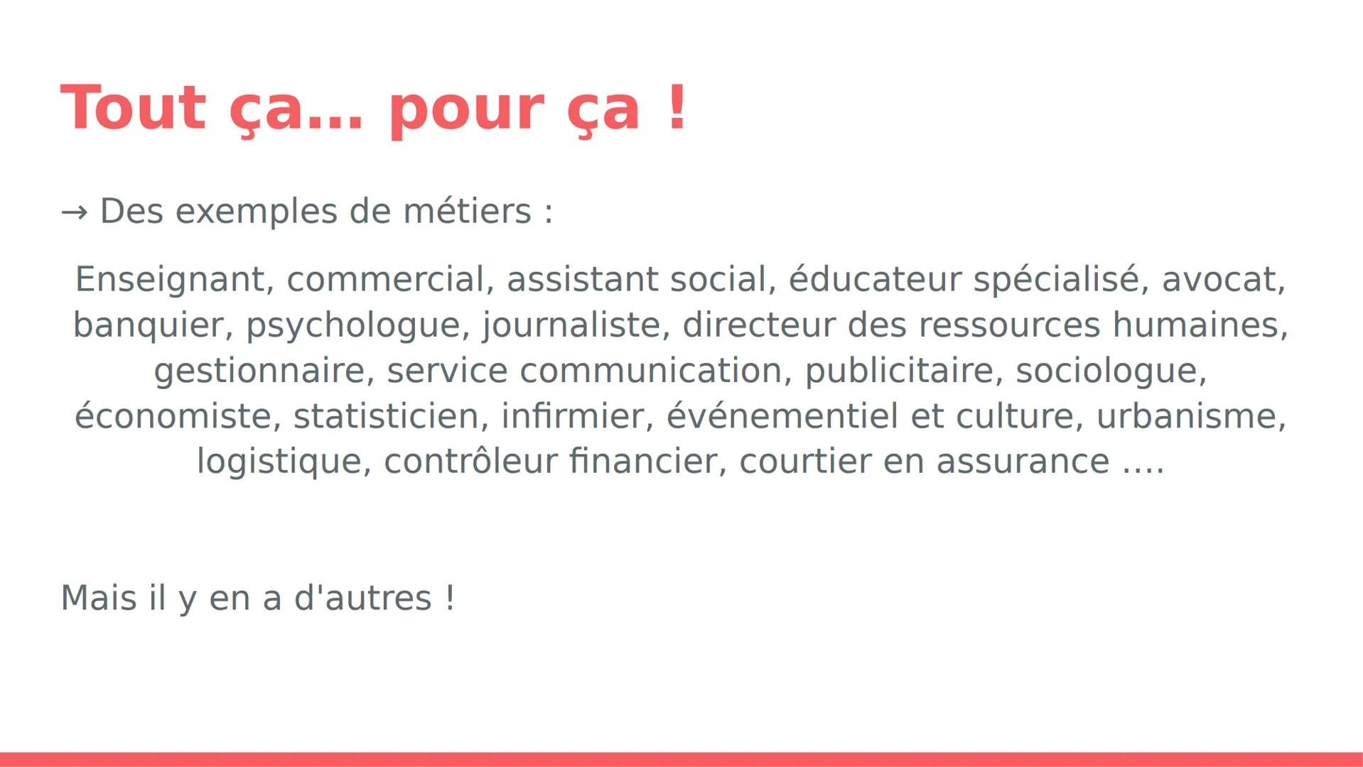 À quoi
servent les
SES ?
Présentation des SES et
de leurs débouchées Les Sciences Économiques et Sociales
→ Une même démarche scientifique
→