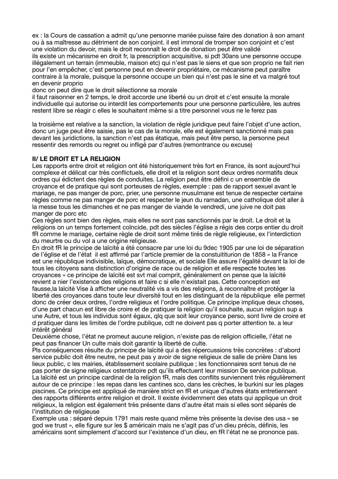 PARTIE 1: LA NOTION DE DROIT
toutes les société connaissent le droit, mais c'est à Rome qu'est apparue le droit tel qu'on
le connaître aujou