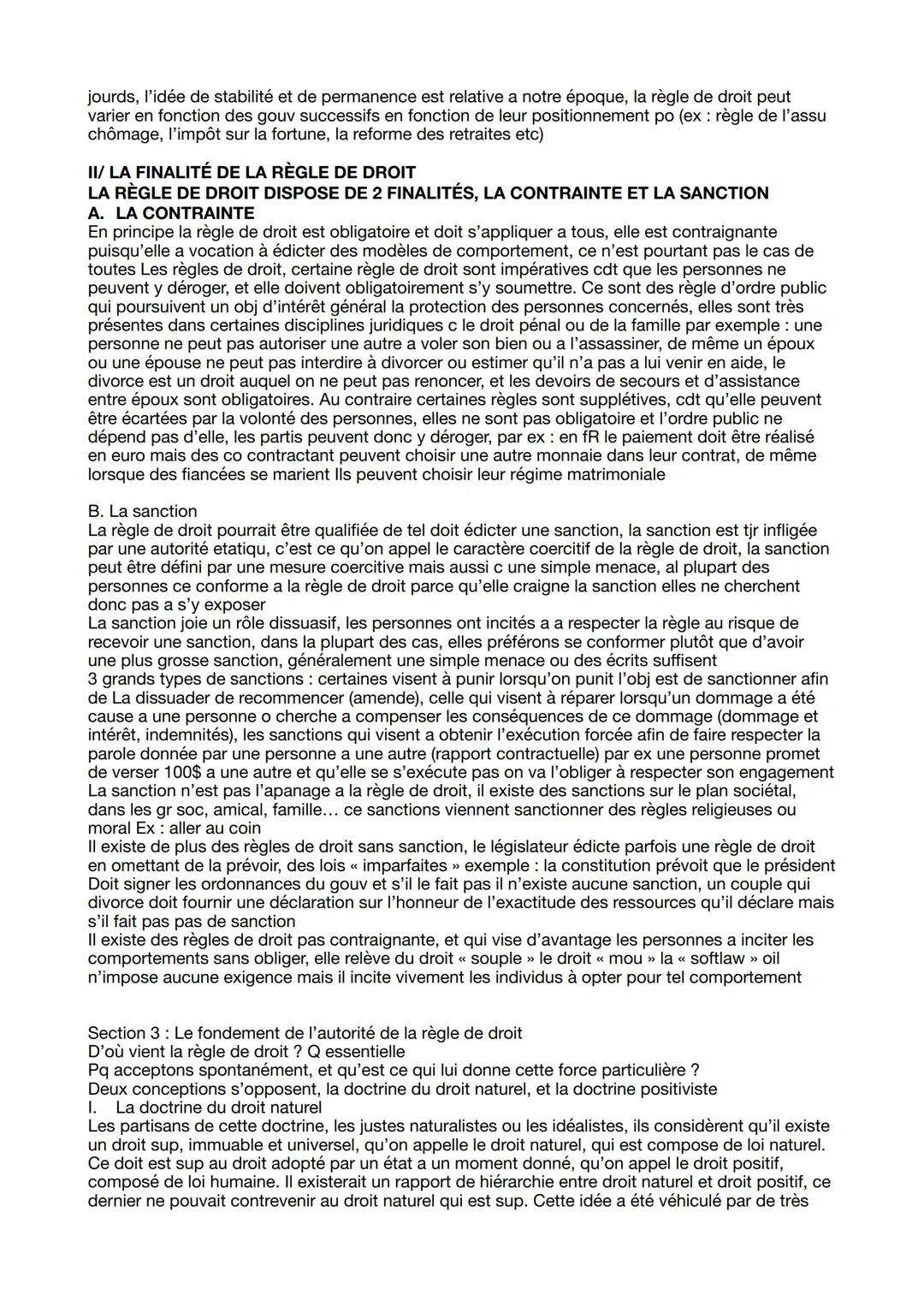 PARTIE 1: LA NOTION DE DROIT
toutes les société connaissent le droit, mais c'est à Rome qu'est apparue le droit tel qu'on
le connaître aujou