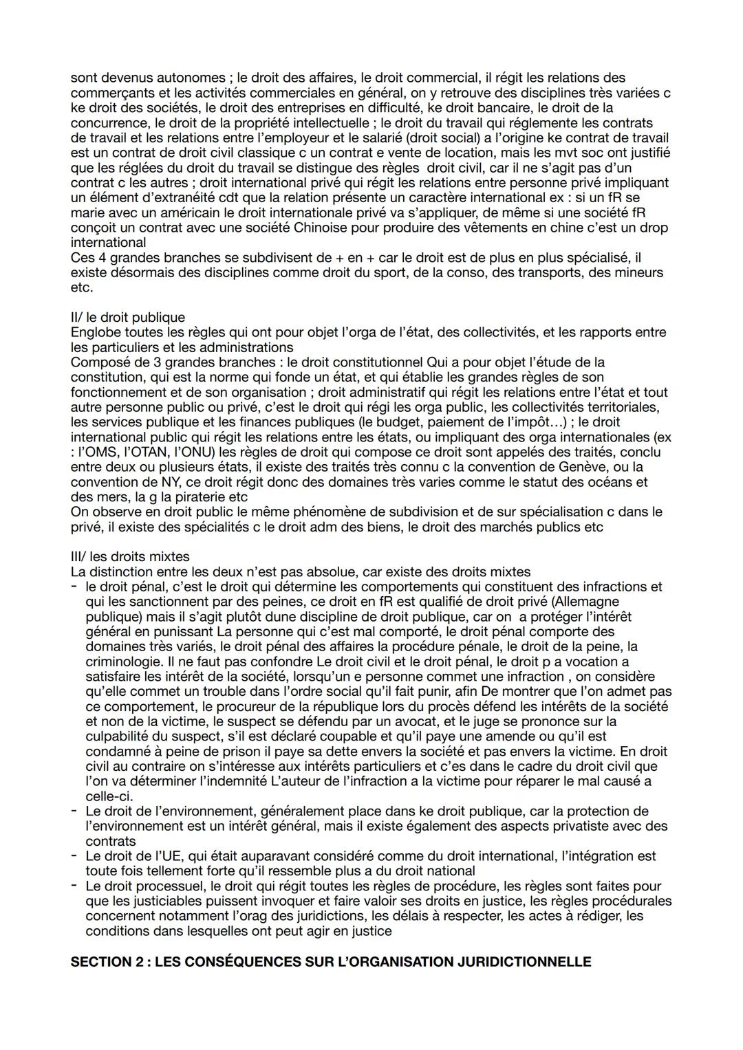 PARTIE 1: LA NOTION DE DROIT
toutes les société connaissent le droit, mais c'est à Rome qu'est apparue le droit tel qu'on
le connaître aujou