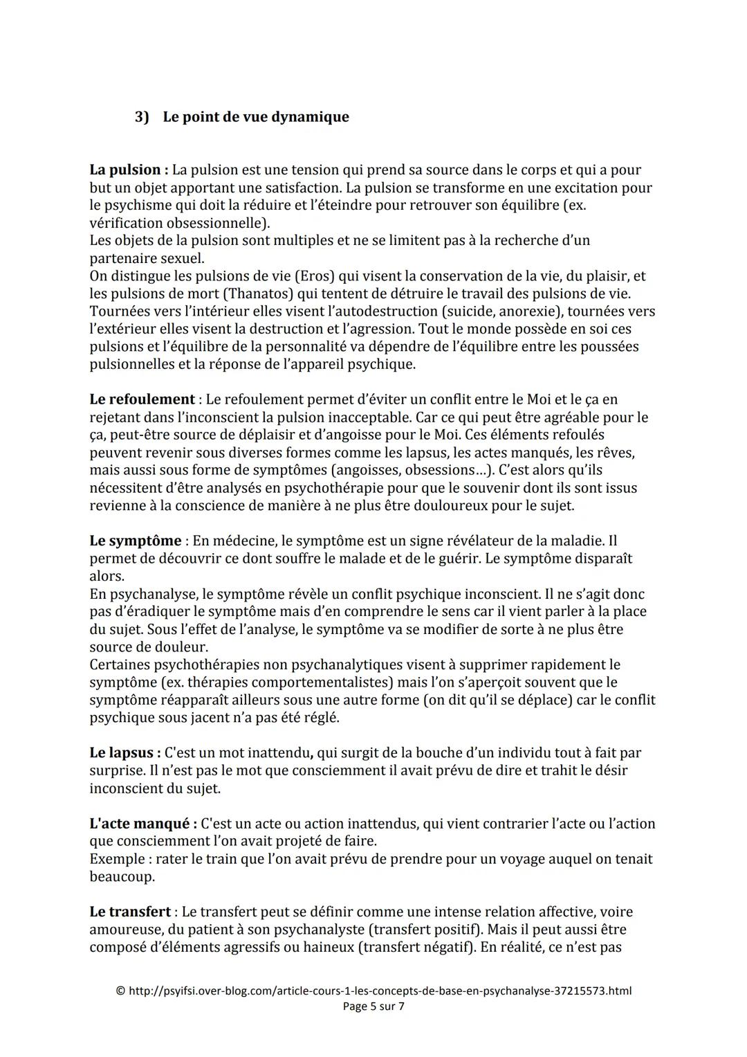 LES CONCEPTS DE BASE EN PSYCHANALYSE
Cours 1
Publié le 9 octobre 2009 par S.DB
I)
Introduction
Sigmund Freud est le fondateur de la psychana