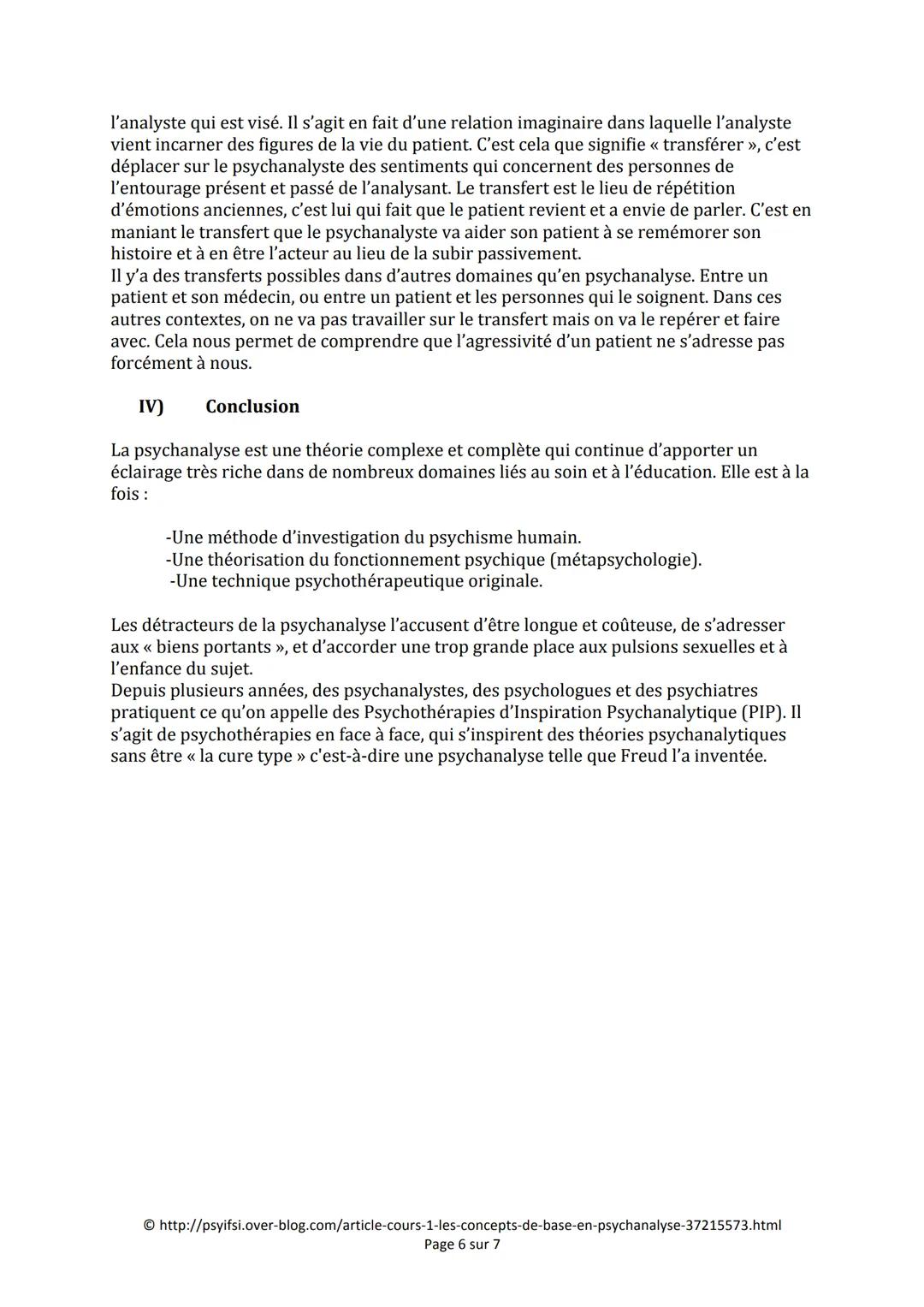 LES CONCEPTS DE BASE EN PSYCHANALYSE
Cours 1
Publié le 9 octobre 2009 par S.DB
I)
Introduction
Sigmund Freud est le fondateur de la psychana