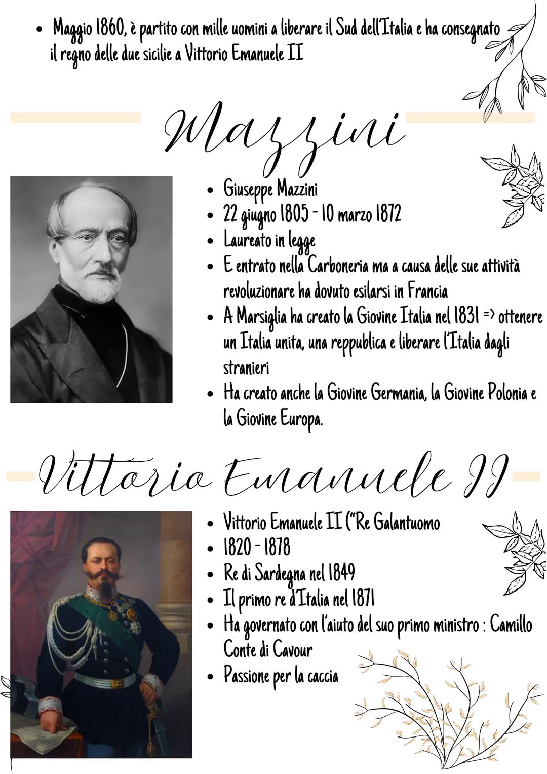Italien S.P.E
Il Risorgimento
Il Risorgimento inizia nel 1820 e finisce nel 1871
Il Risorgimento è il processo storico che porta l'Italia al