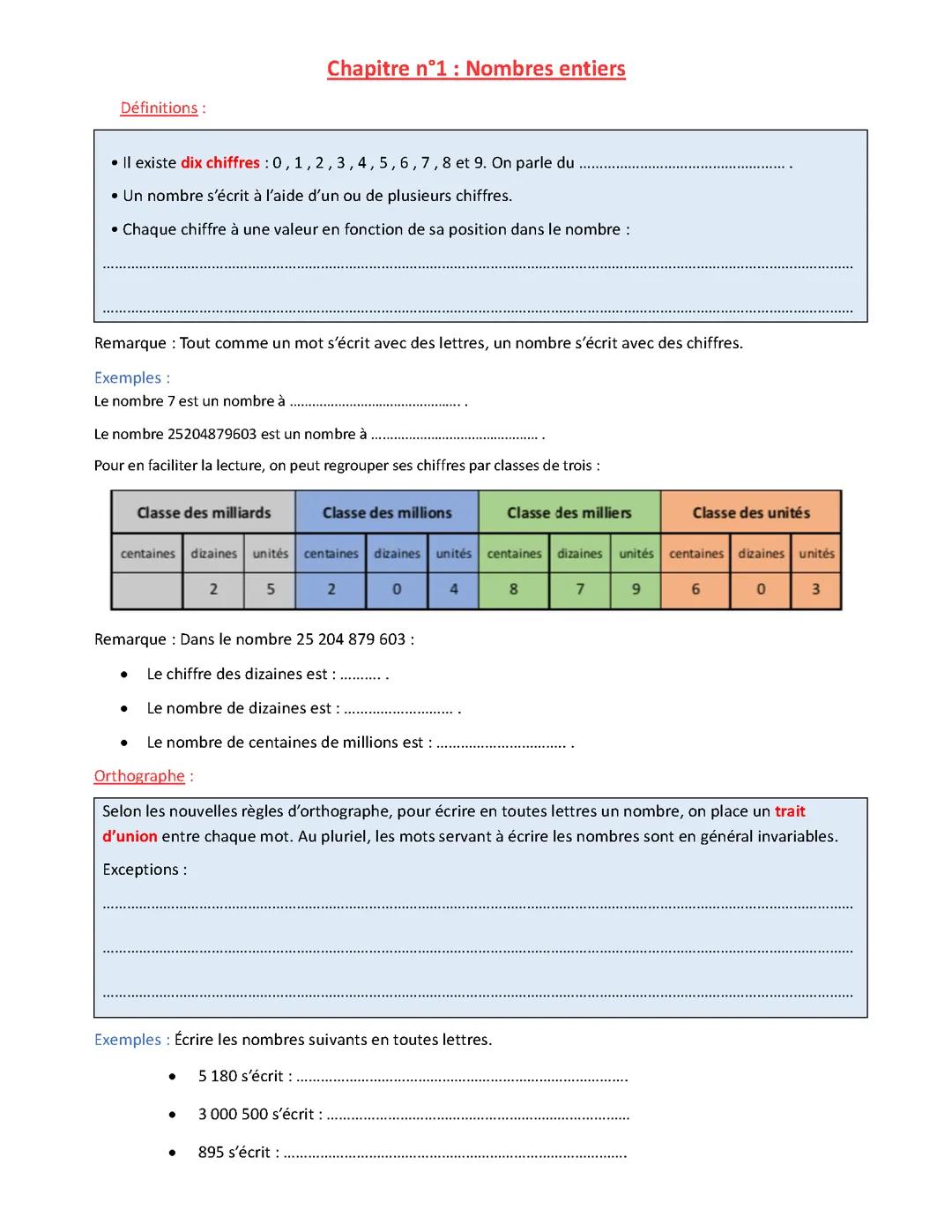 Texte a trois 6°maths