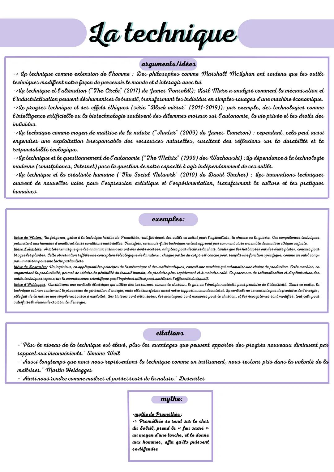 # La technique
étymologie:
vient du grec:
·"τέχνη / tékhnë" -> métier, art,
habileté manuelle ou intellectuelle
synonymes: procédé, art, m